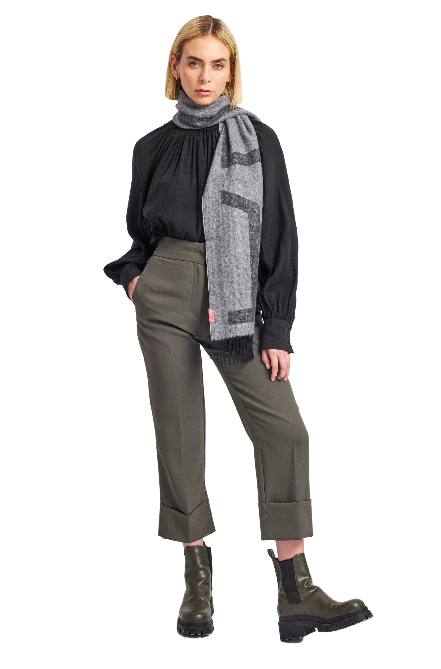 Alpaka Schal WINNIPEG aus 100% Baby Alpaka