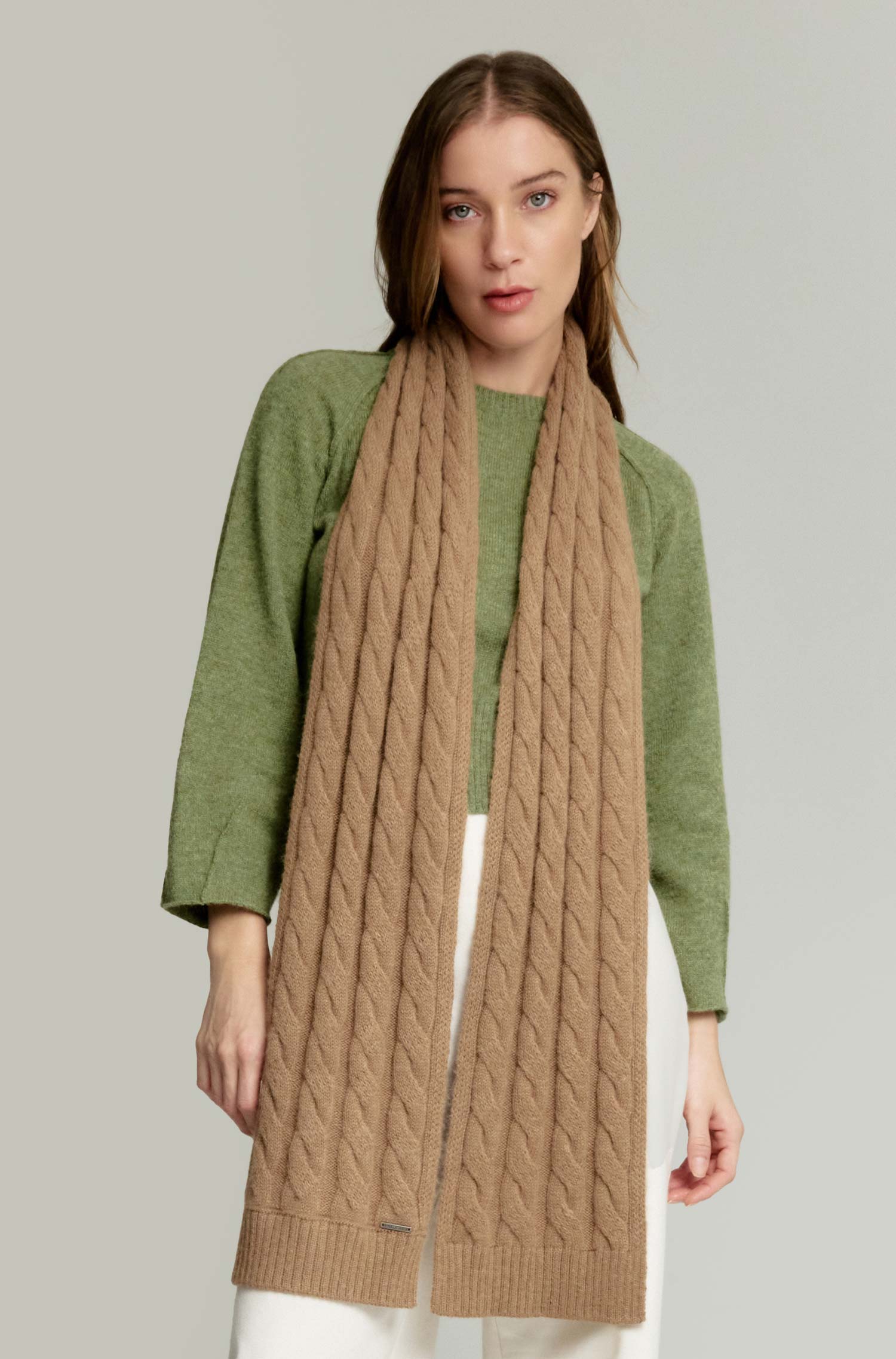 Alpaka Schal YARELA aus 100% Baby Alpaka