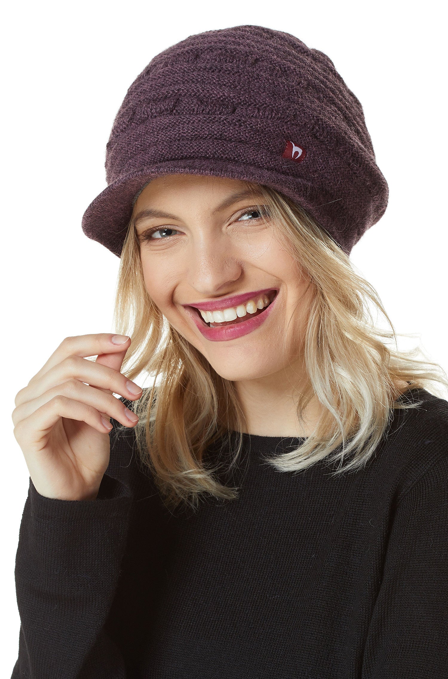 Alpaka Schirmmütze ESPIGA aus 100% Baby Alpaka