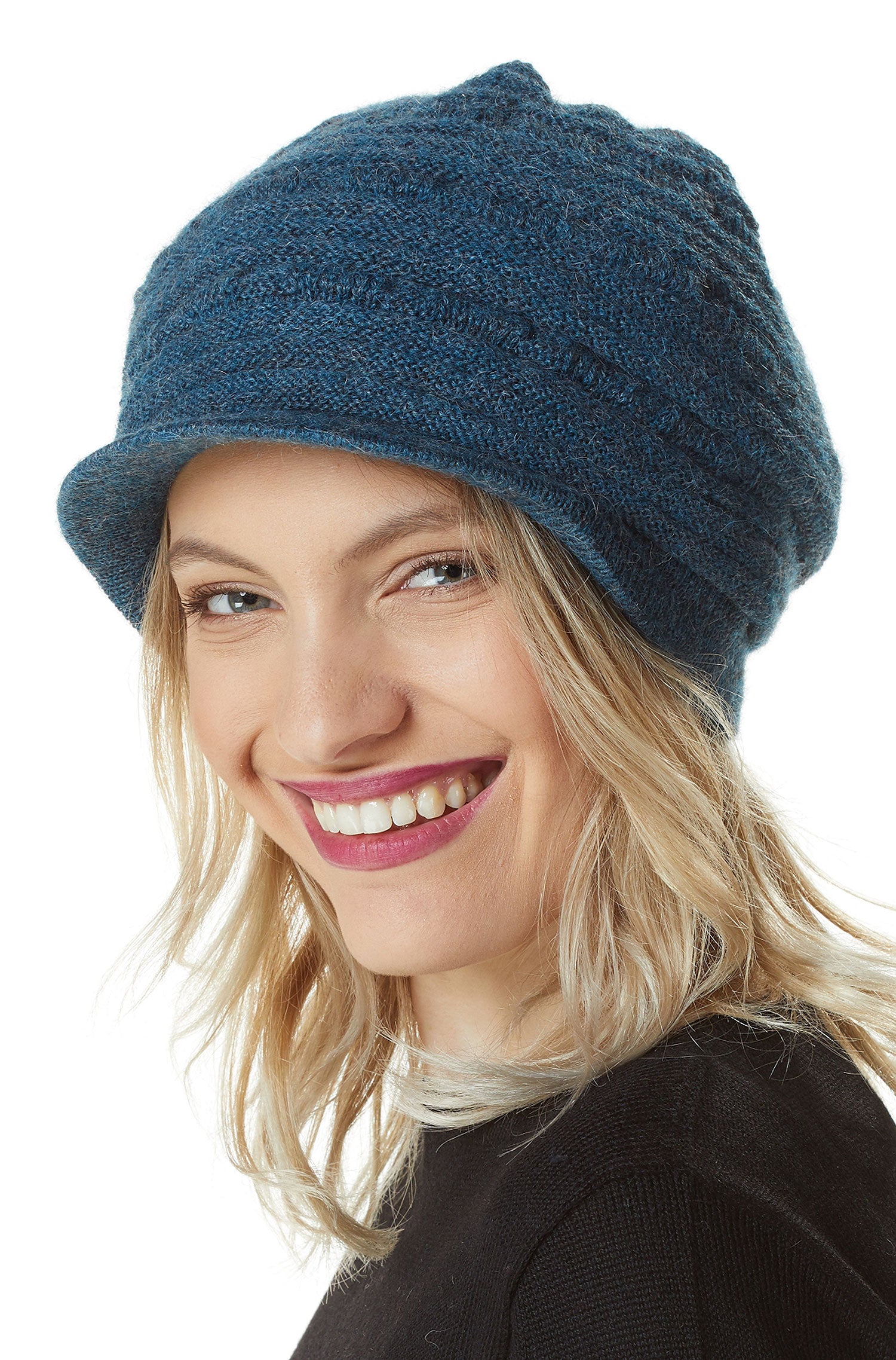 Alpaka Schirmmütze ESPIGA aus 100% Baby Alpaka