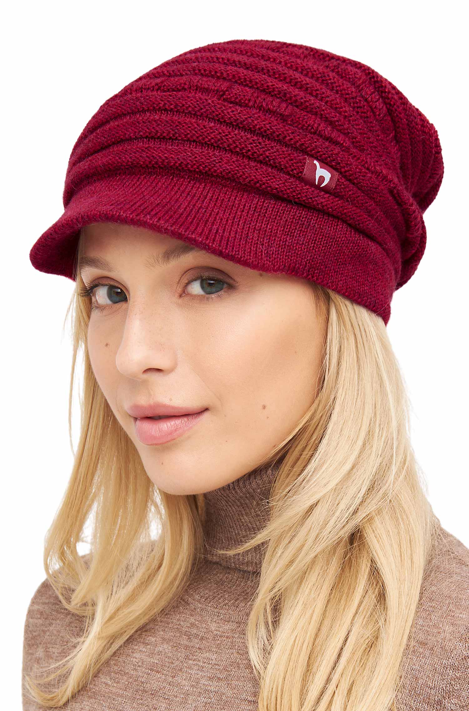 Alpaka Schirmmütze ESPIGA aus 100% Baby Alpaka