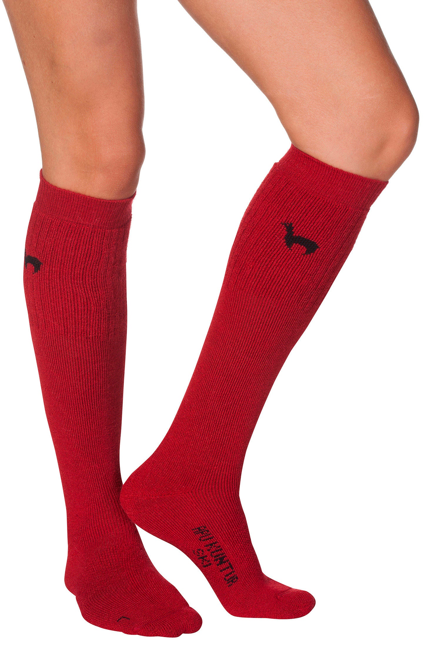 Chaussettes de ski en alpaga composées de 52 % d'alpaga et 18 % de laine