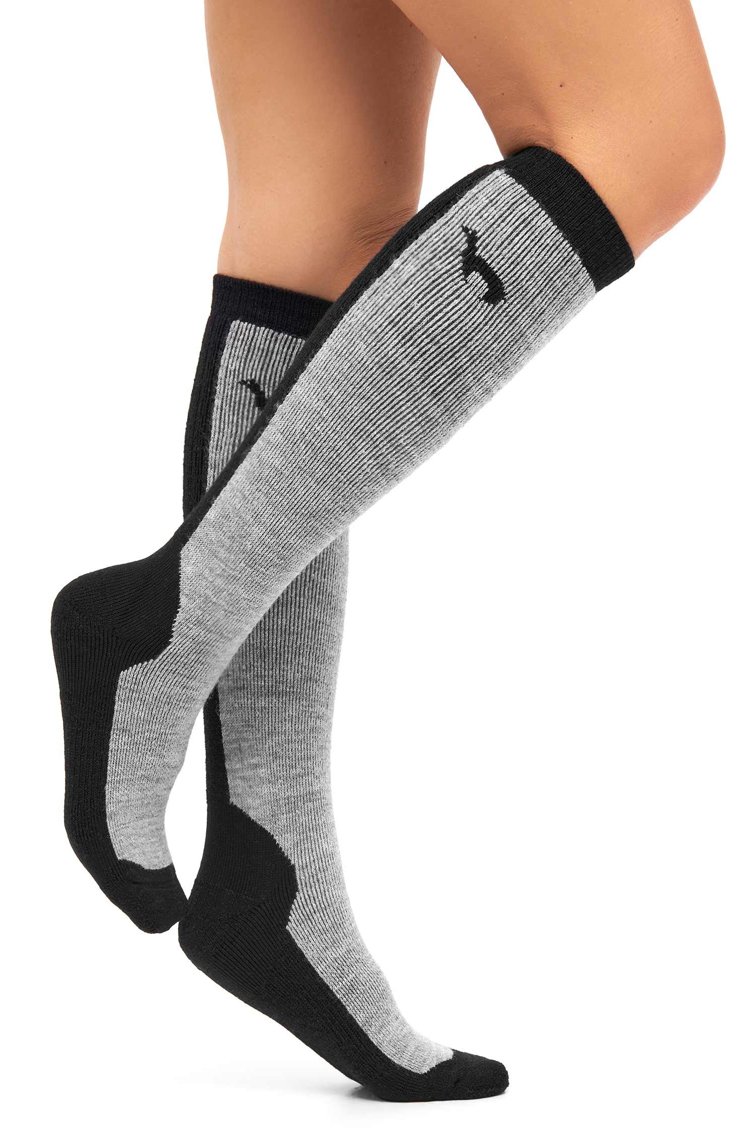 CHAUSSETTES DE SKI Alpaga fabriquées à partir d'un mélange de laine d'alpaga