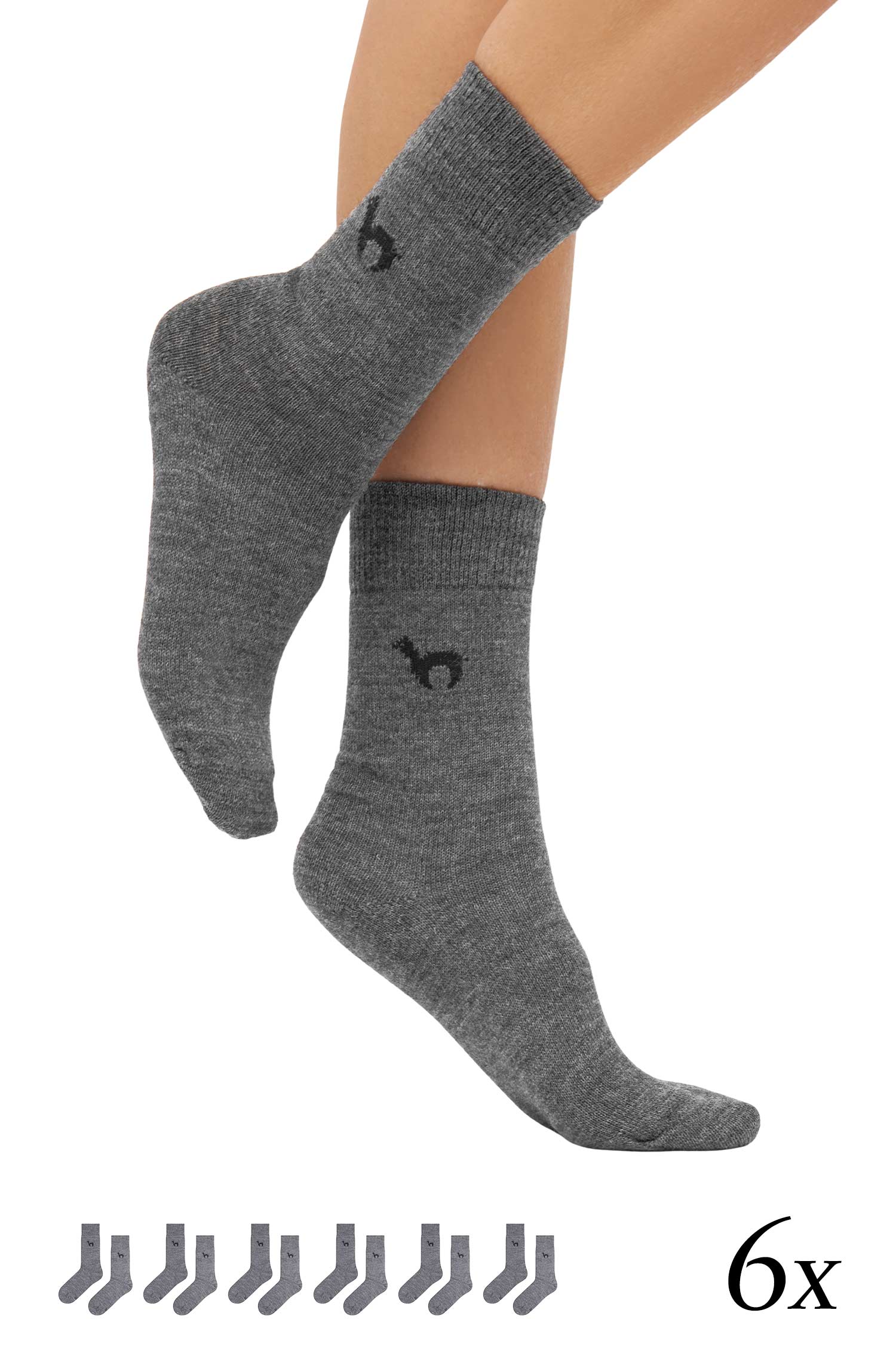 Alpaca socks 6-pack BUSINESS made from alpaca wool mix