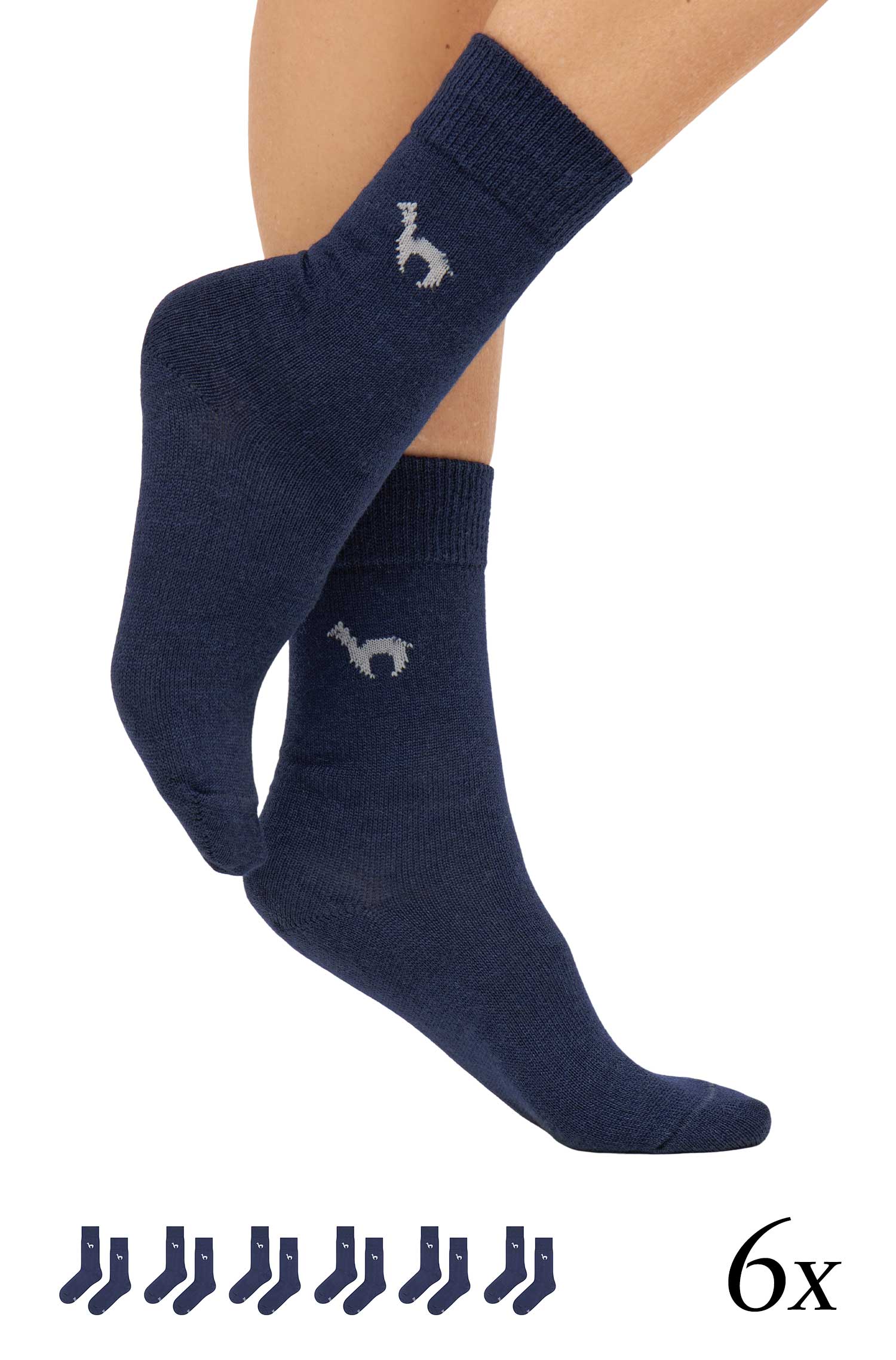 Alpaca socks 6-pack BUSINESS made from alpaca wool mix
