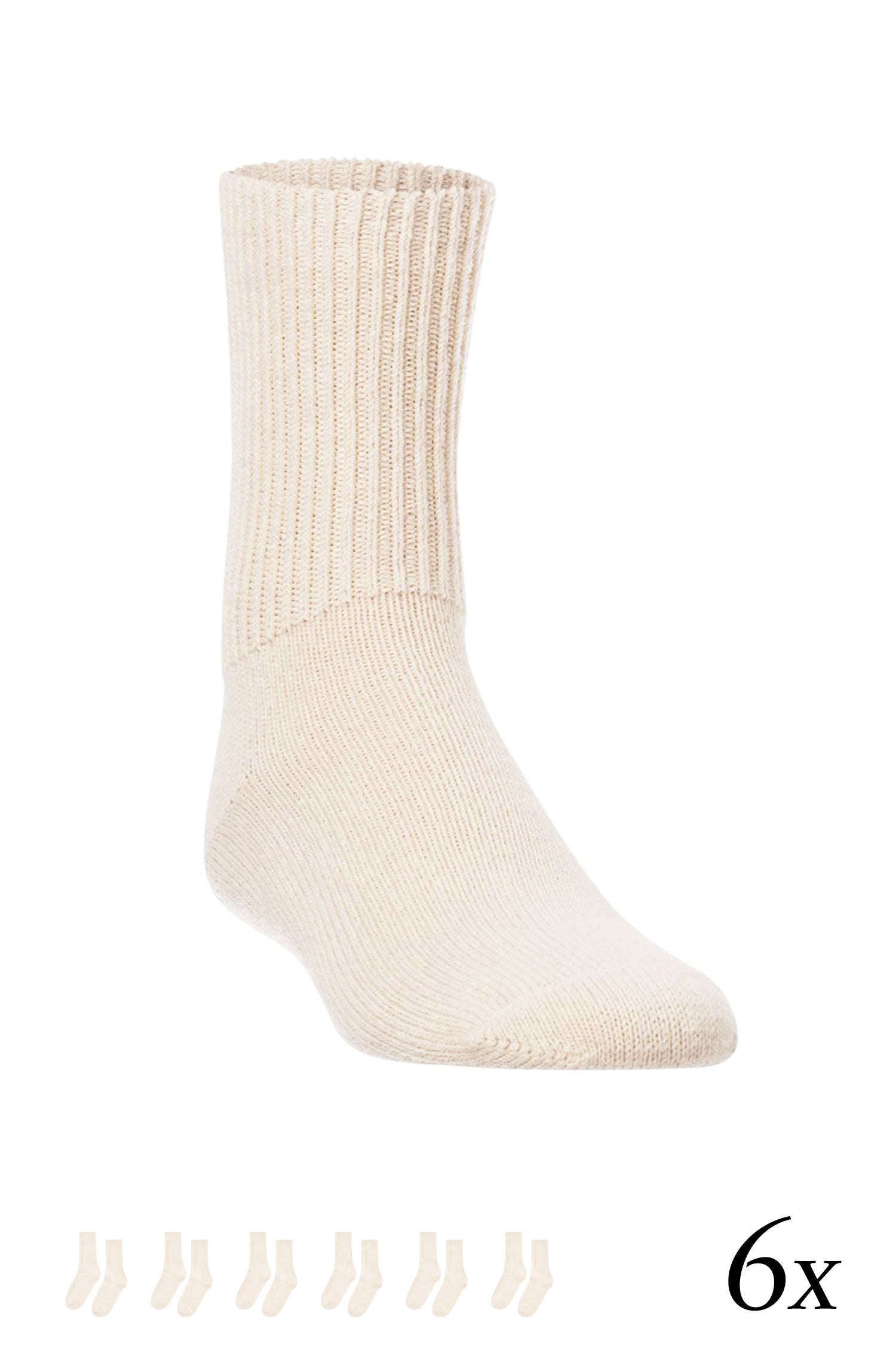 Alpaka Socken Kinder (Gr. 30-35) 6er Pack aus 60% Baby Alpaka & 30% Baumwolle