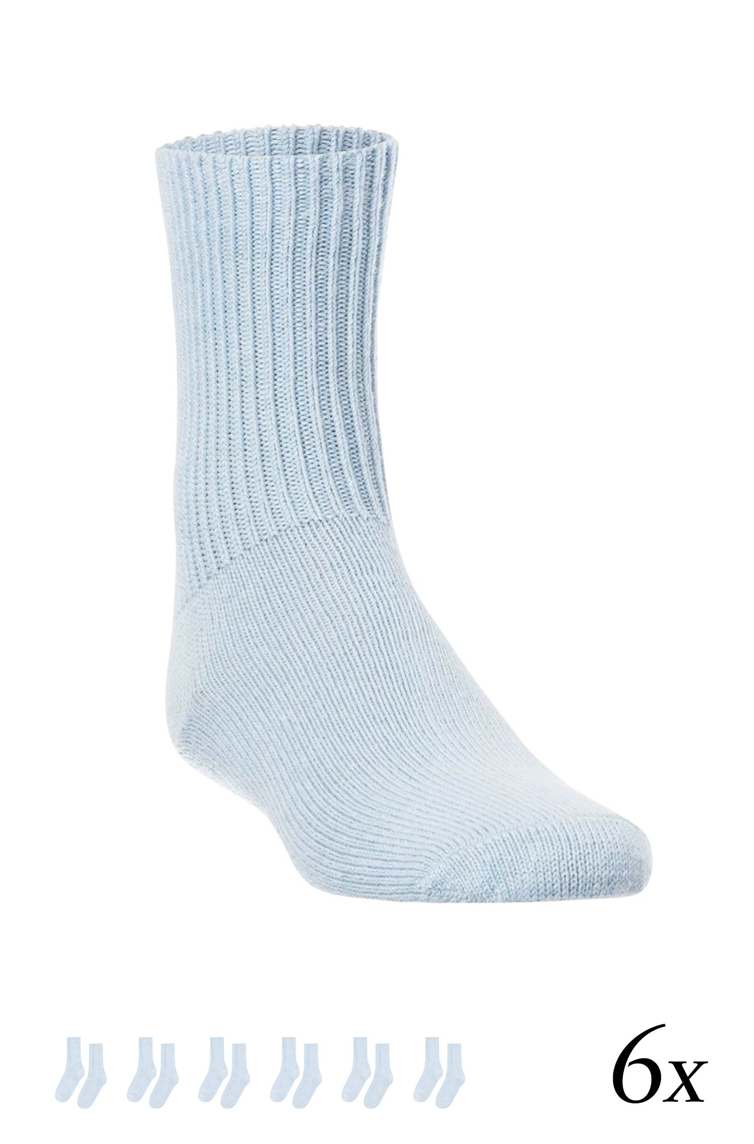 Alpaka Socken Kinder (Gr. 30-35) 6er Pack aus 60% Baby Alpaka & 30% Baumwolle