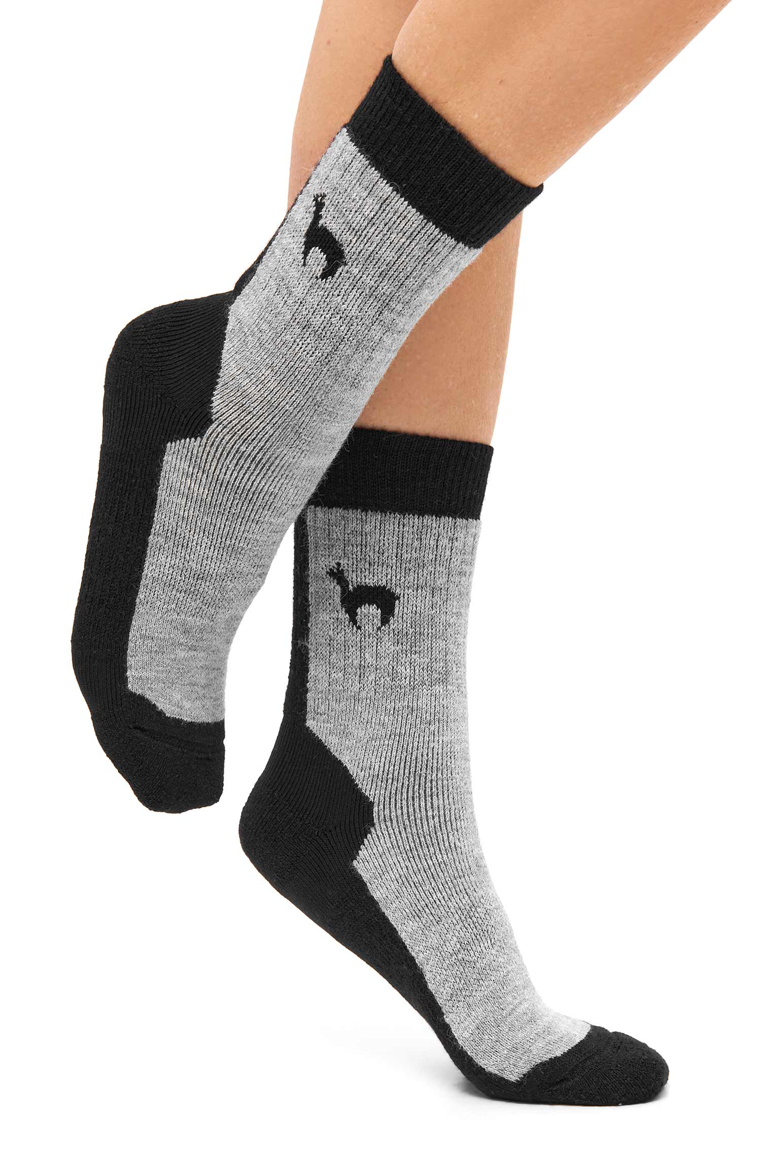 Chaussettes en alpaga TREKKING en mélange de laine d'alpaga
