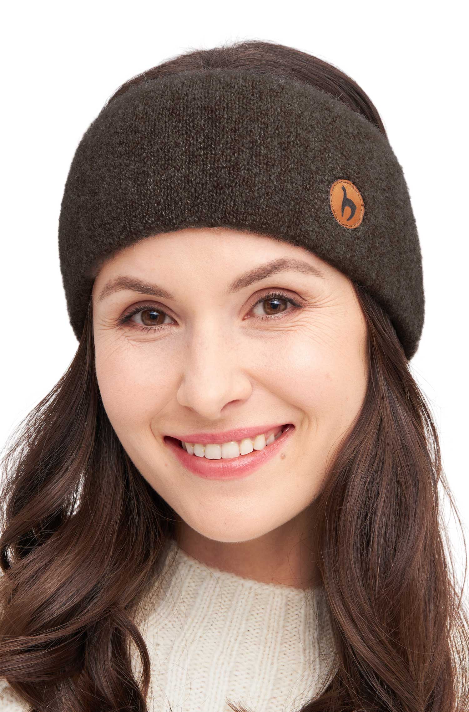 Alpaka Stirnband STRETCH aus 96% Baby Alpaka