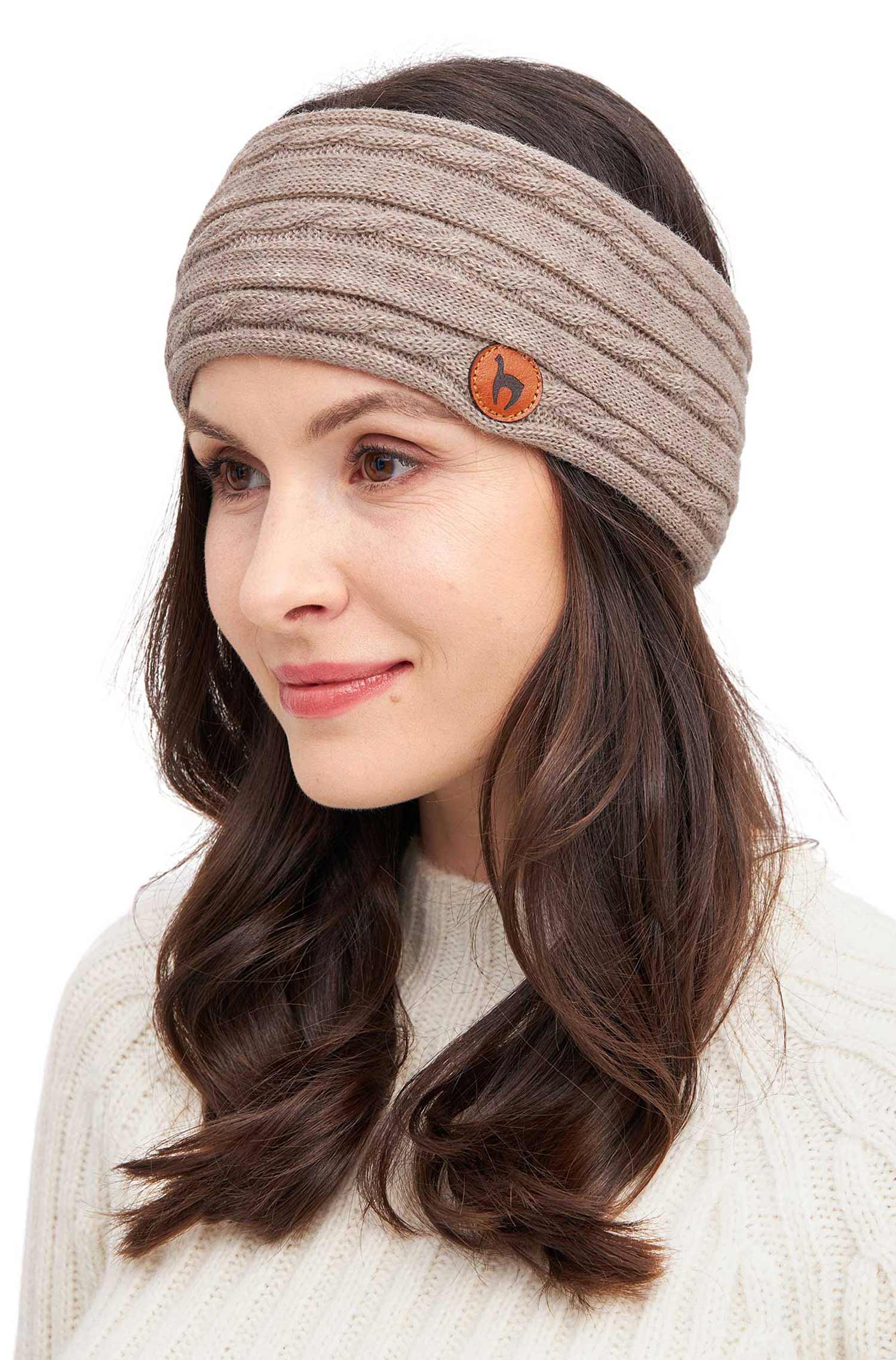 Alpaka Stirnband SUAVE aus 100% Baby Alpaka