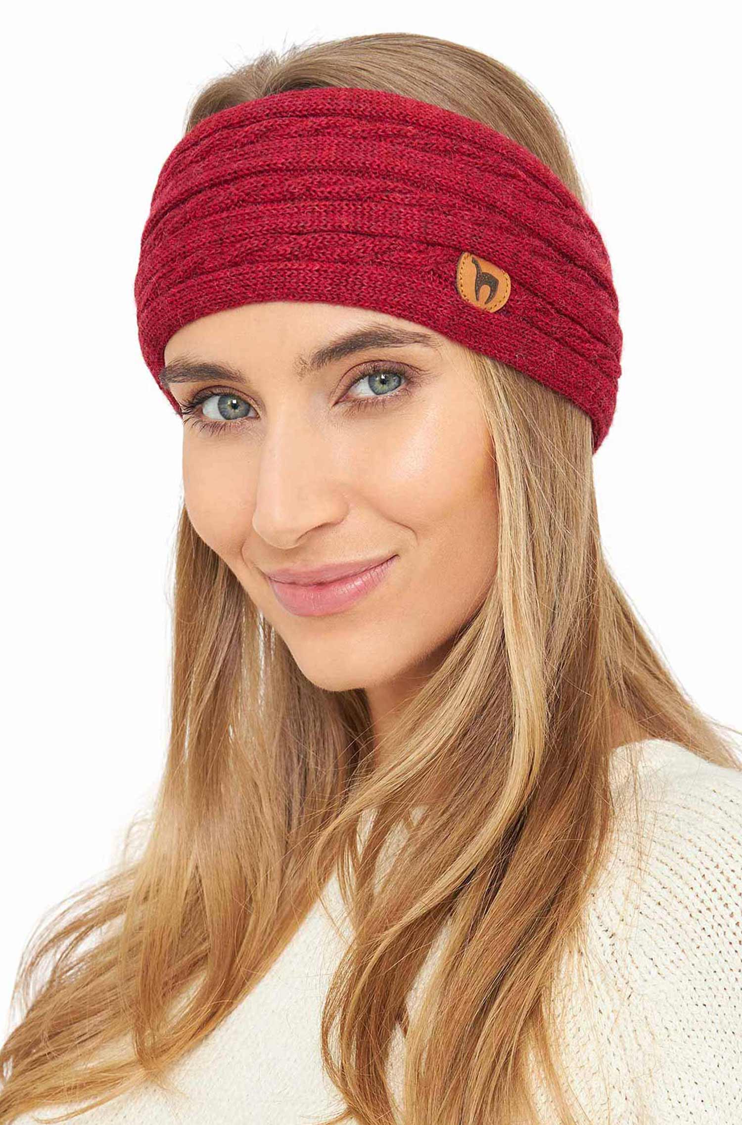 Alpaka Stirnband SUAVE aus 100% Baby Alpaka