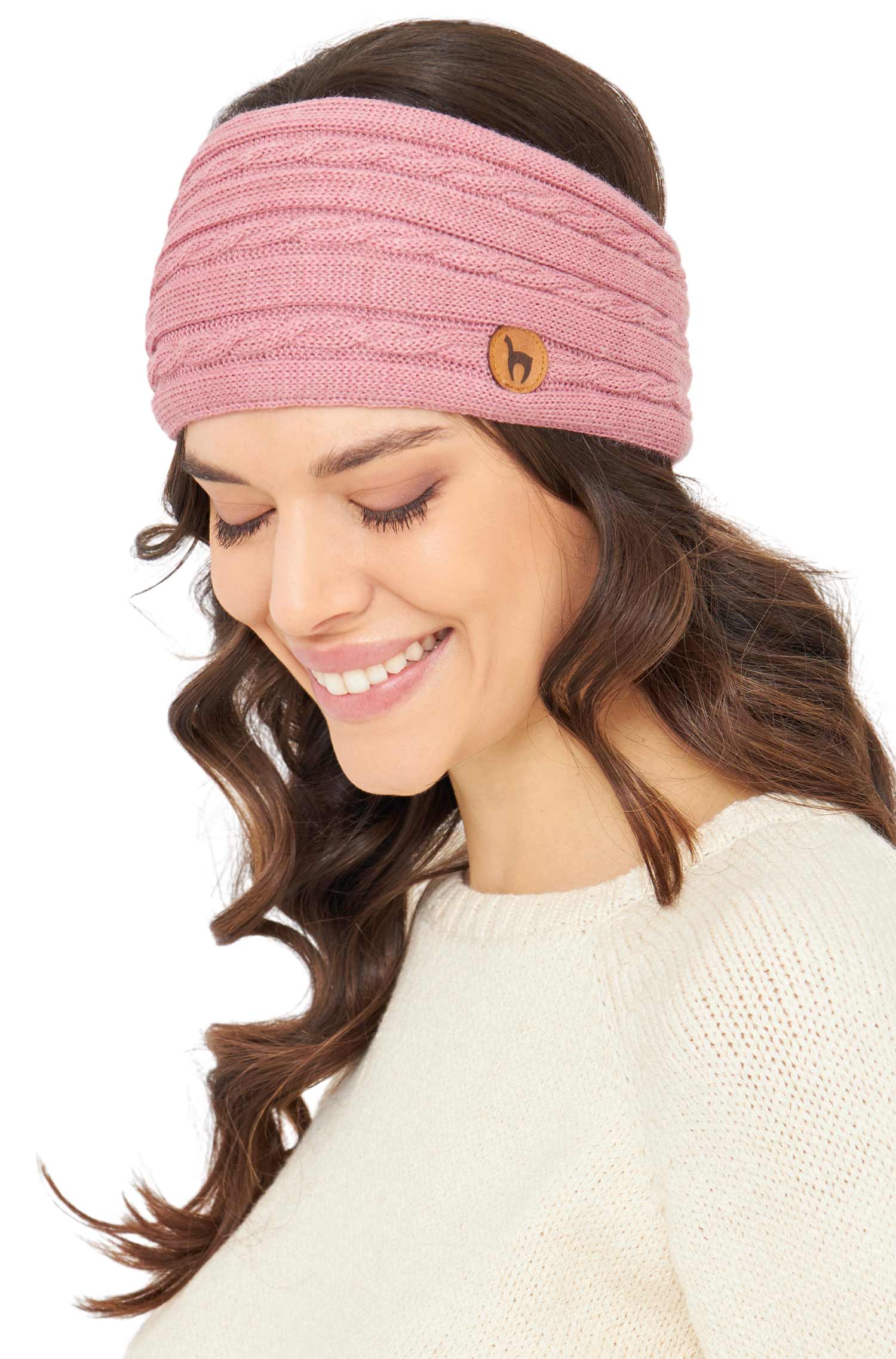 Alpaka Stirnband SUAVE aus 100% Baby Alpaka