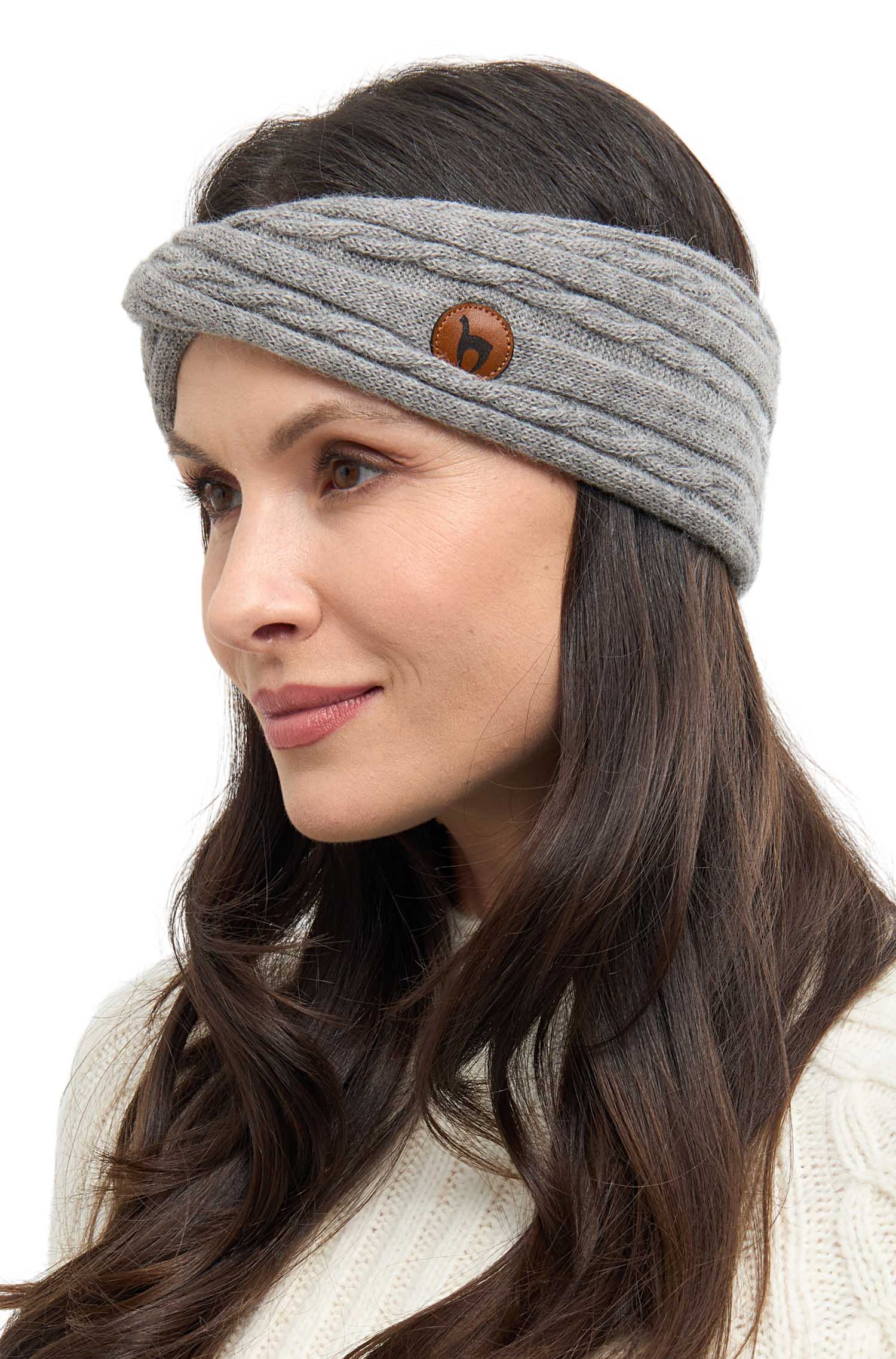 Alpaka Stirnband SUAVE Twist aus 100% Baby Alpaka