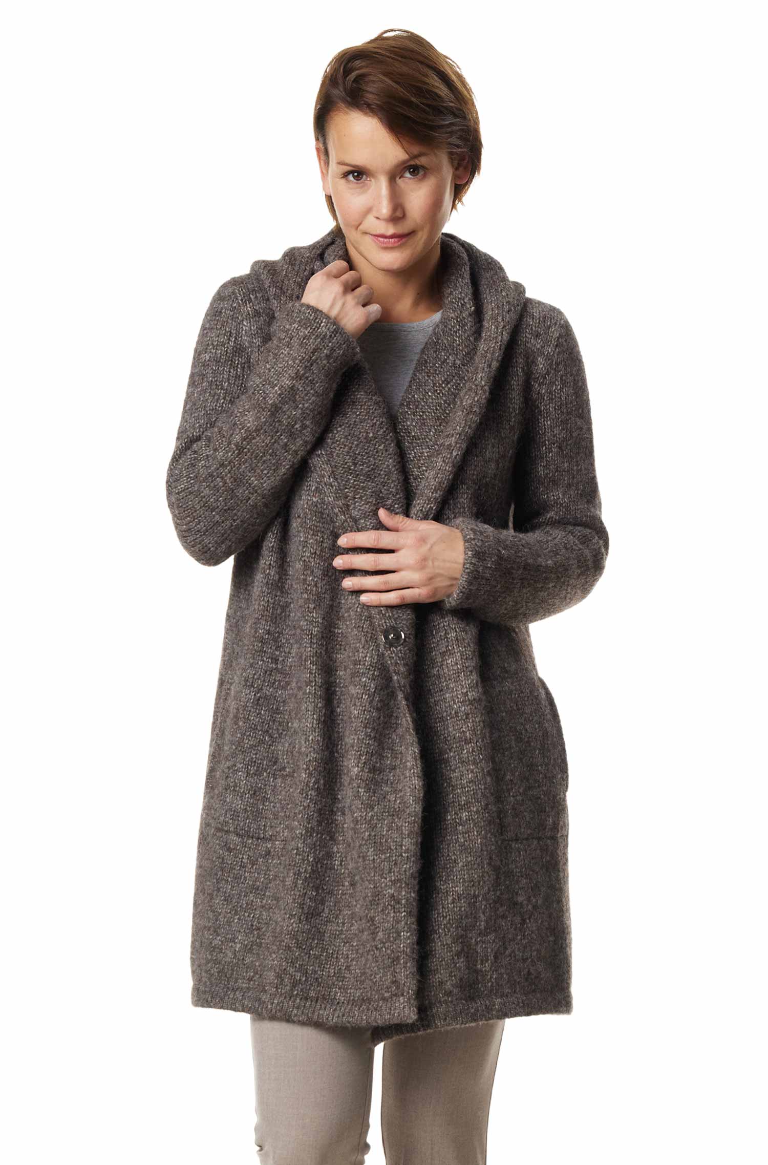 Alpaka Strickjacke ANNABELL