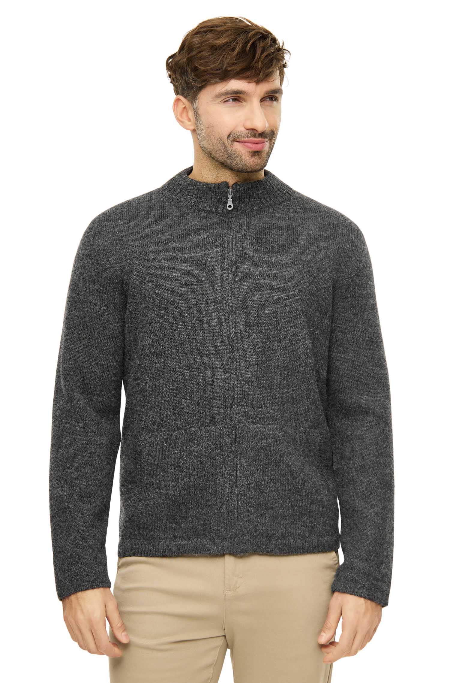 Alpaka Strickjacke BEAU aus 100% Alpaka