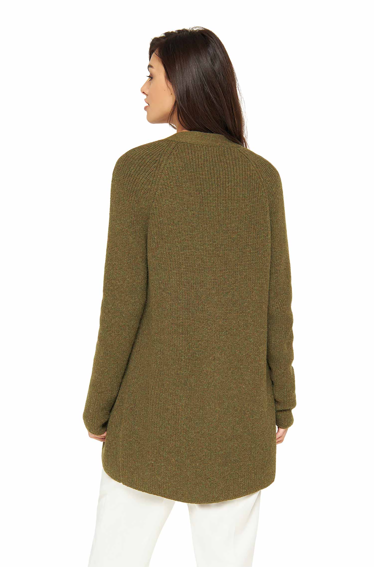 Alpaka Strickjacke CARICE aus Alpaka-Merino-Mix