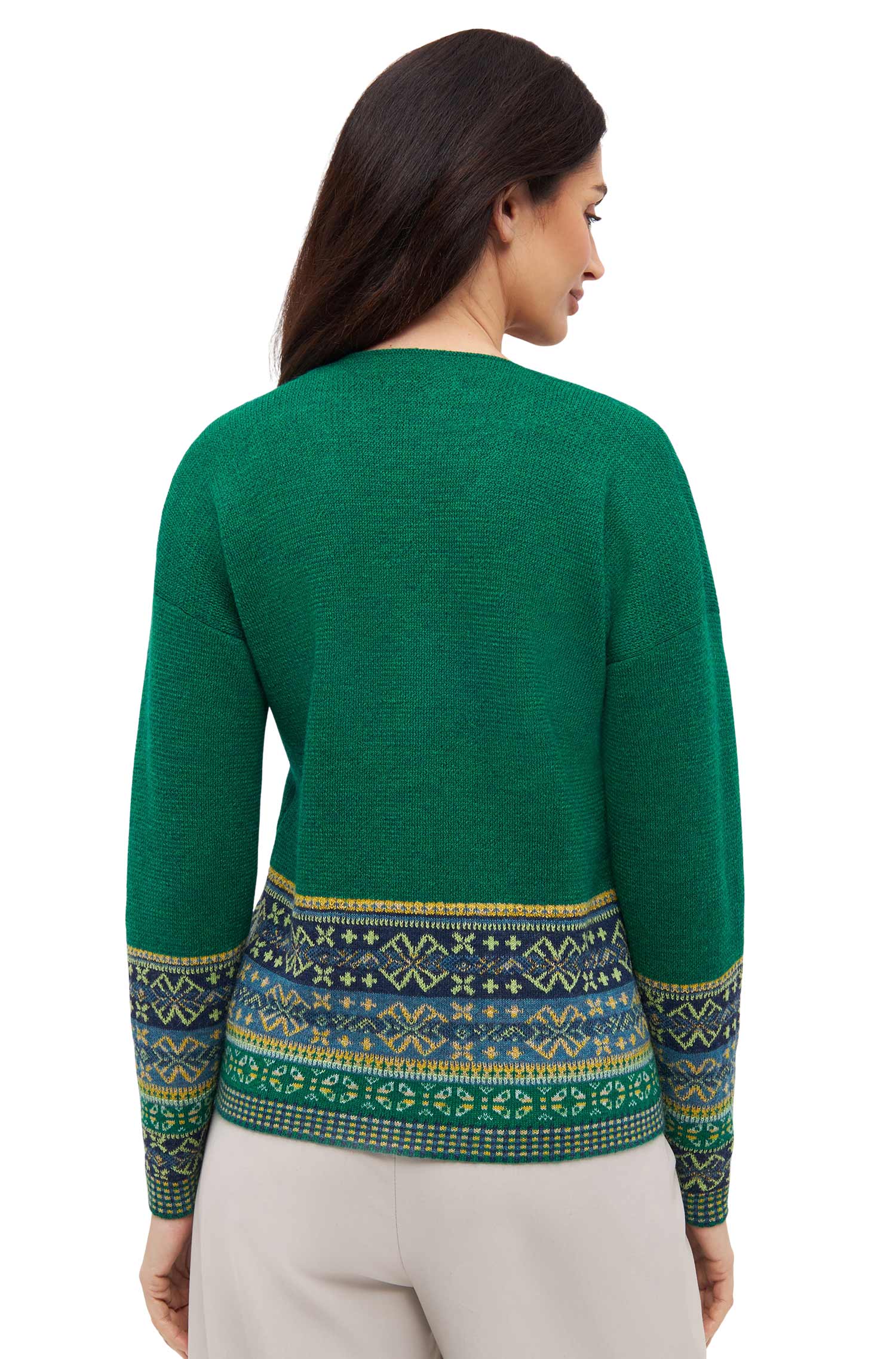 Alpaka Strickjacke COLORES ANDEN