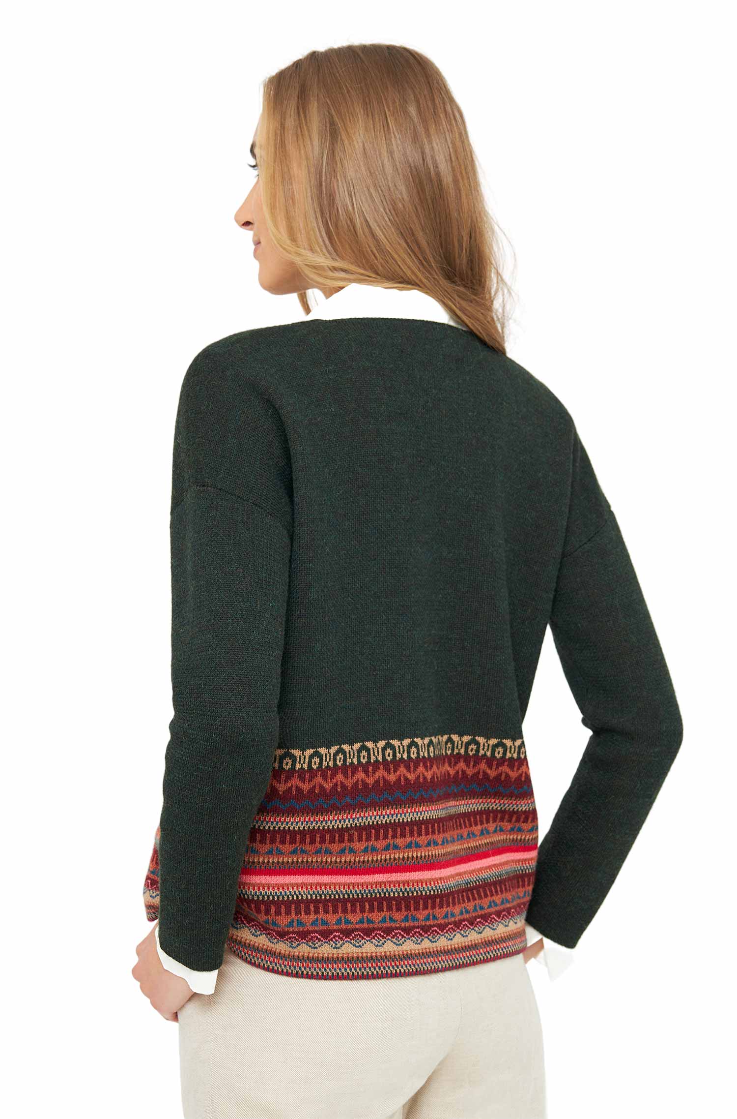 Alpaka Strickjacke COLORES DE LUNA aus 100% Baby Alpaka