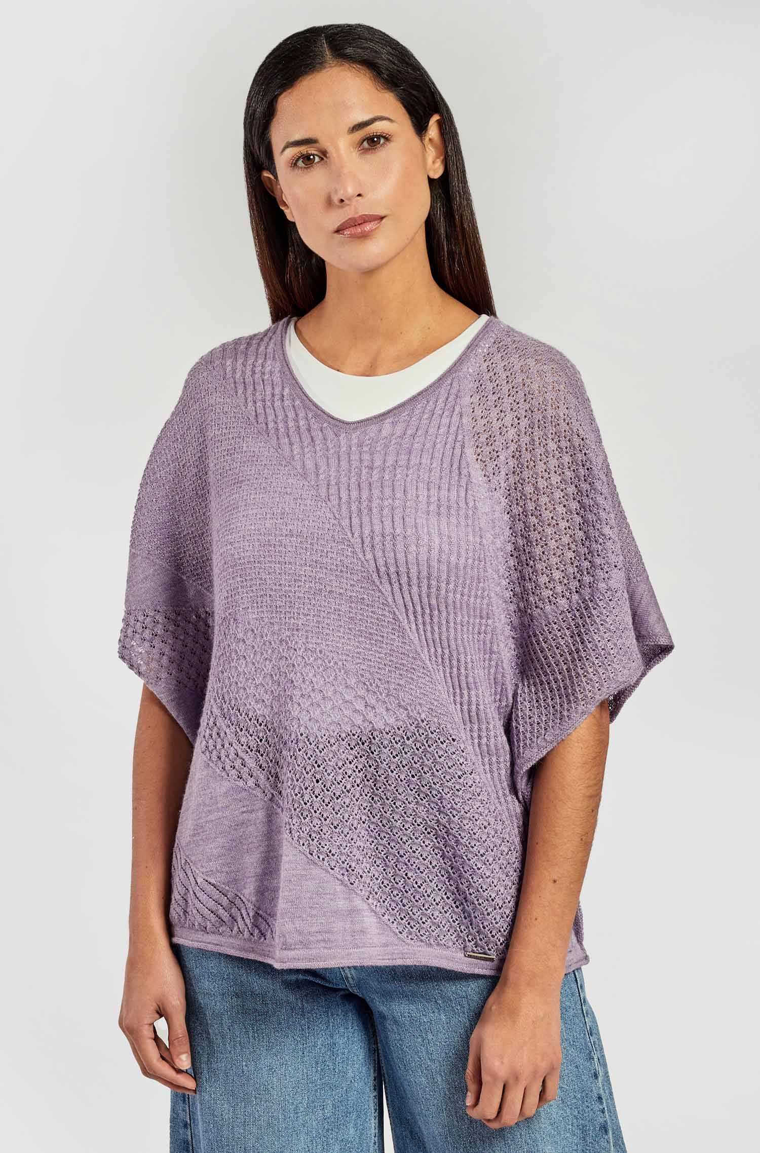 Alpaca Sweater VIVA made from alpaca-silk mix