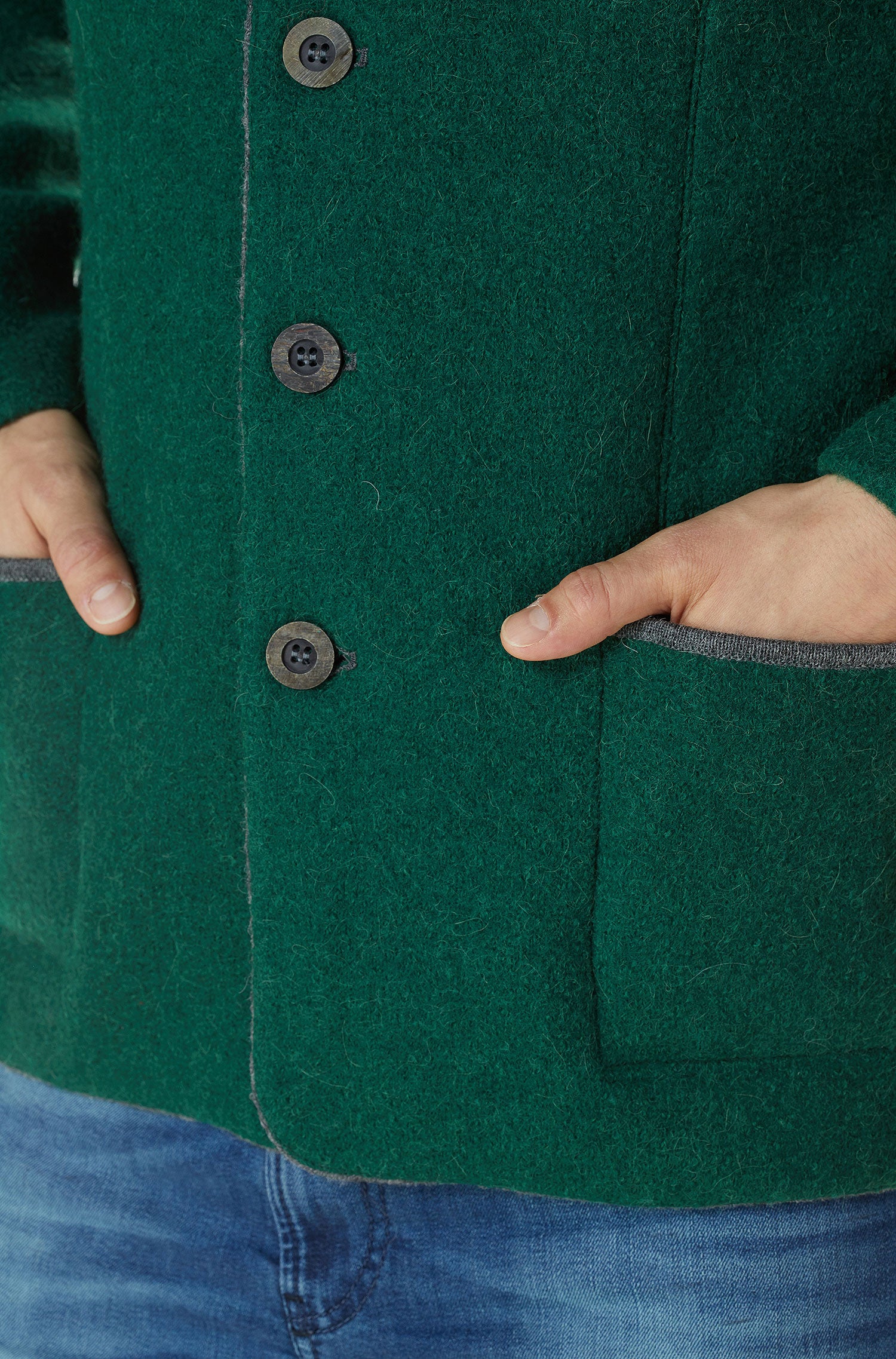 Alpaka Trachtenjacke FELIX aus Alpaka und Wolle