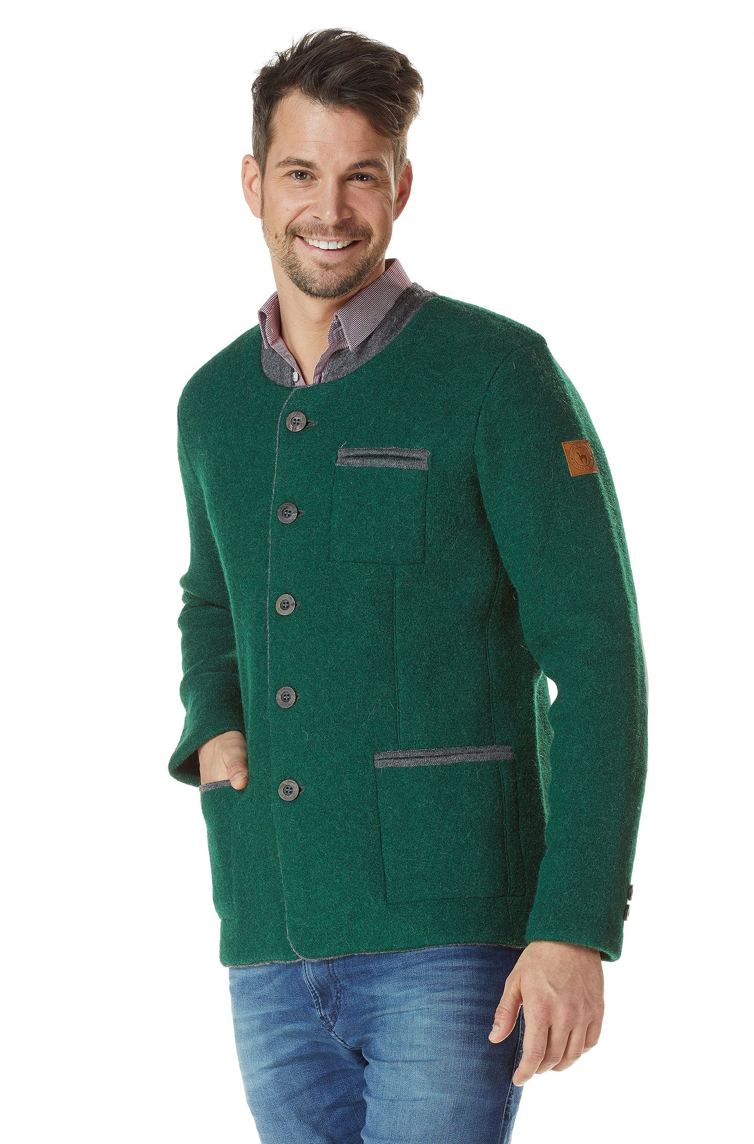 Alpaka Trachtenjacke FELIX aus Alpaka und Wolle