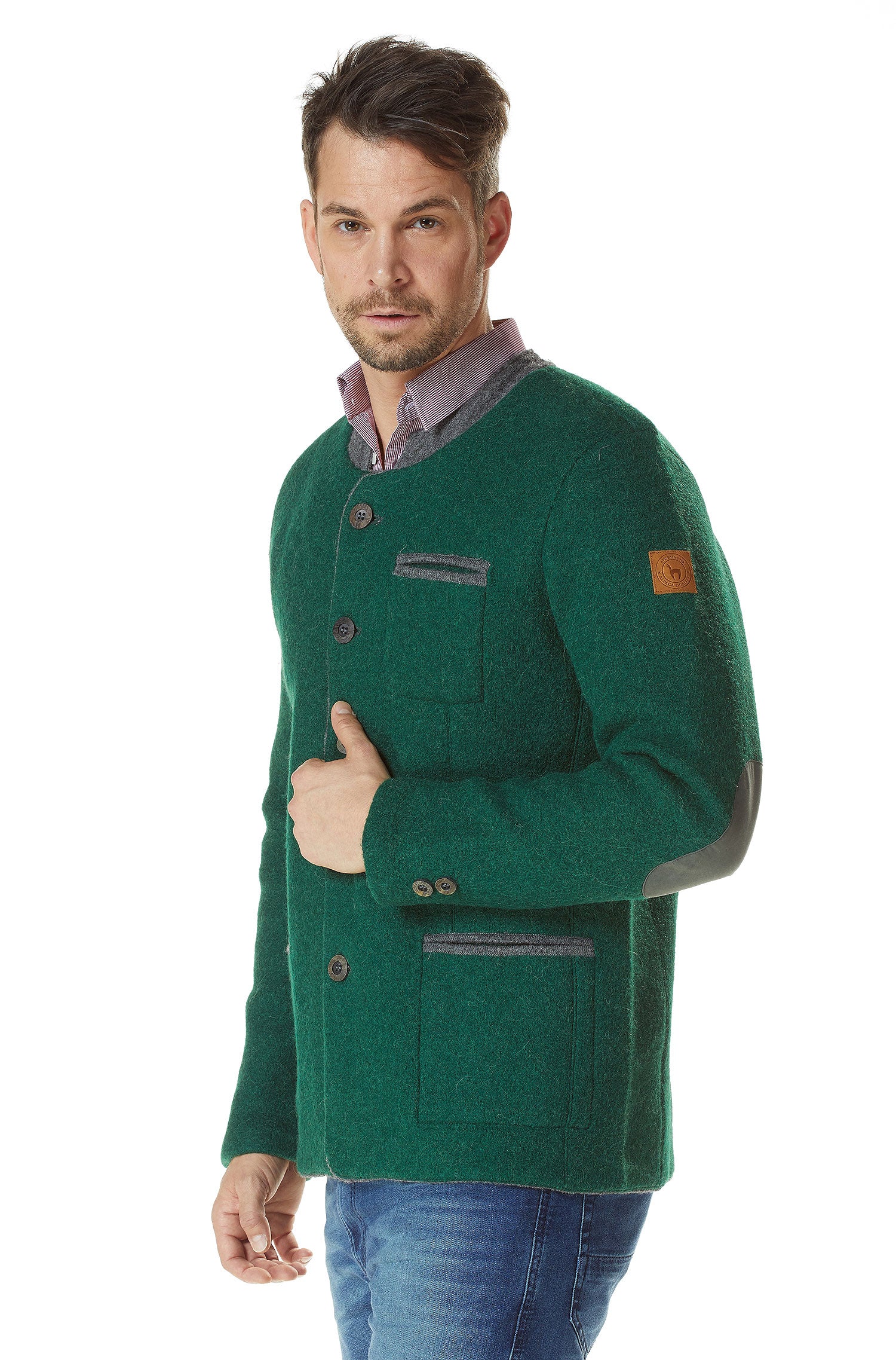 Alpaka Trachtenjacke FELIX aus Alpaka und Wolle