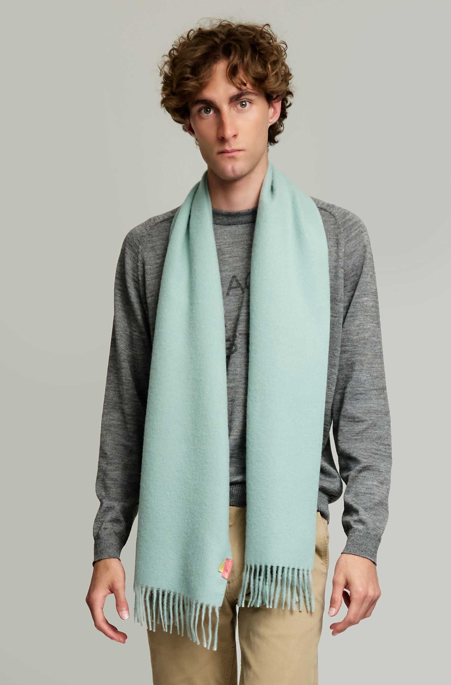 Alpaca woven scarf ADRIAN made from 100% baby alpaca