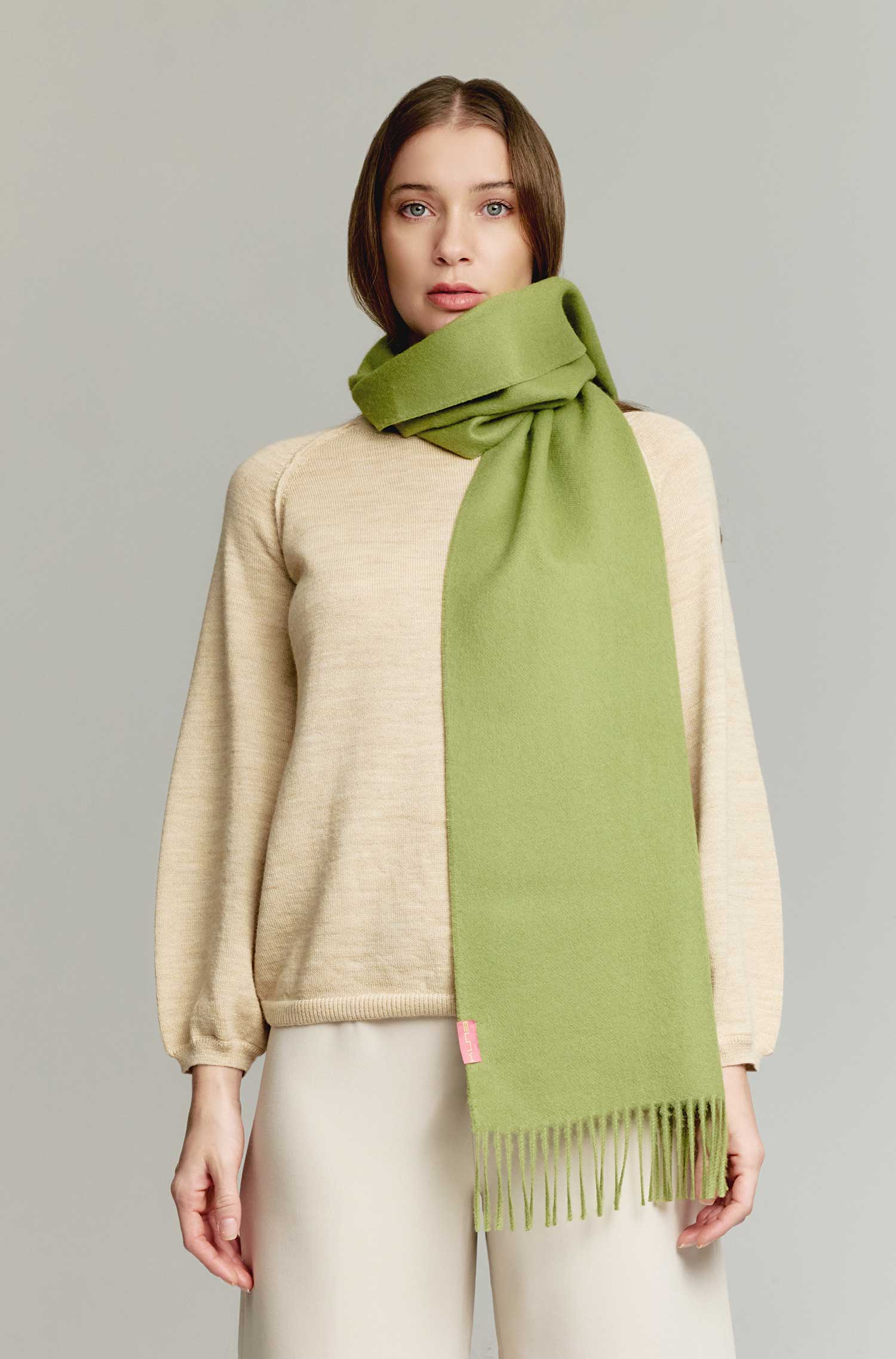 Alpaca woven scarf ADRIAN made from 100% baby alpaca