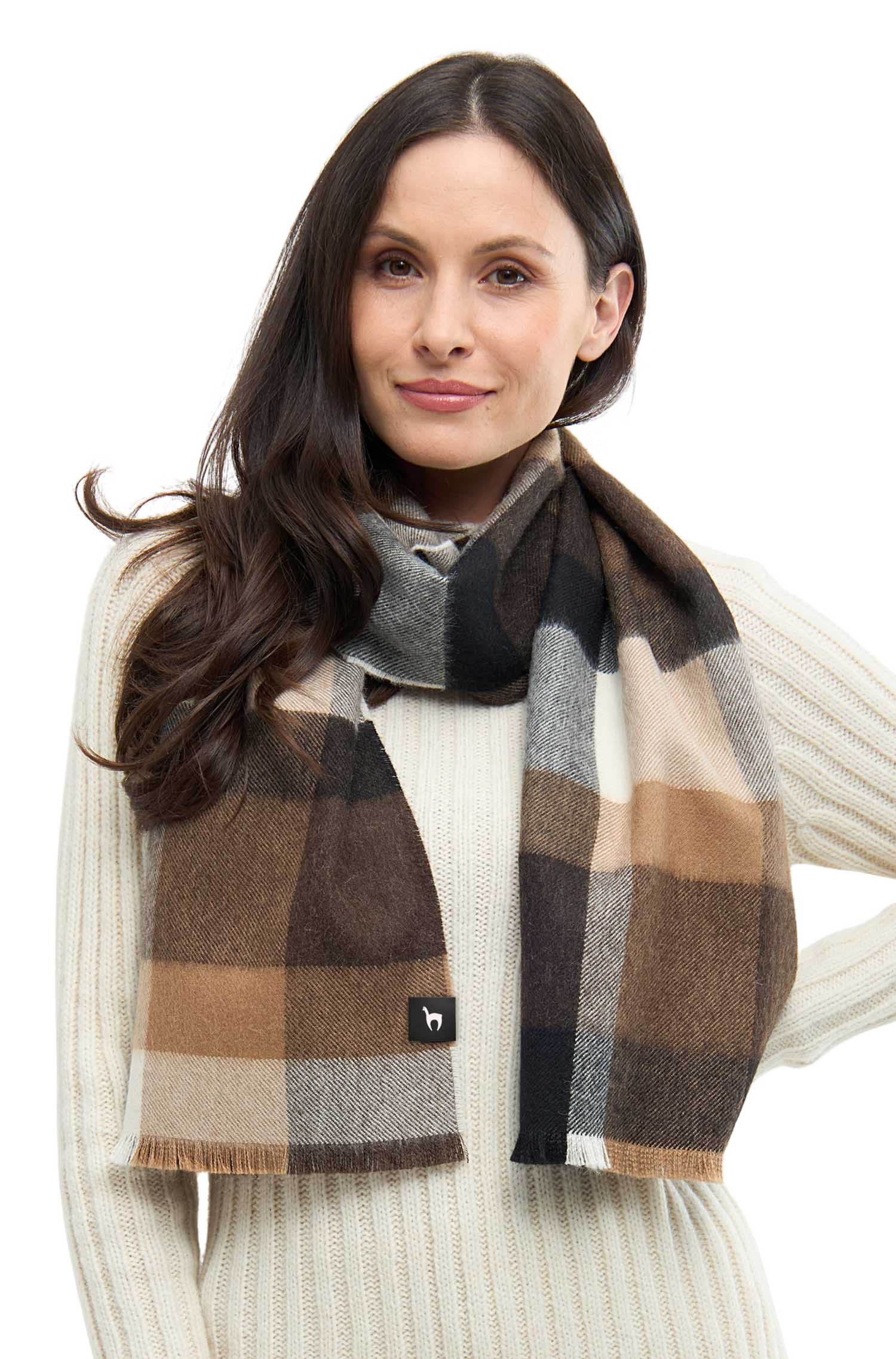 Alpaka Webschal AMIGO aus 100% Royal Alpaka