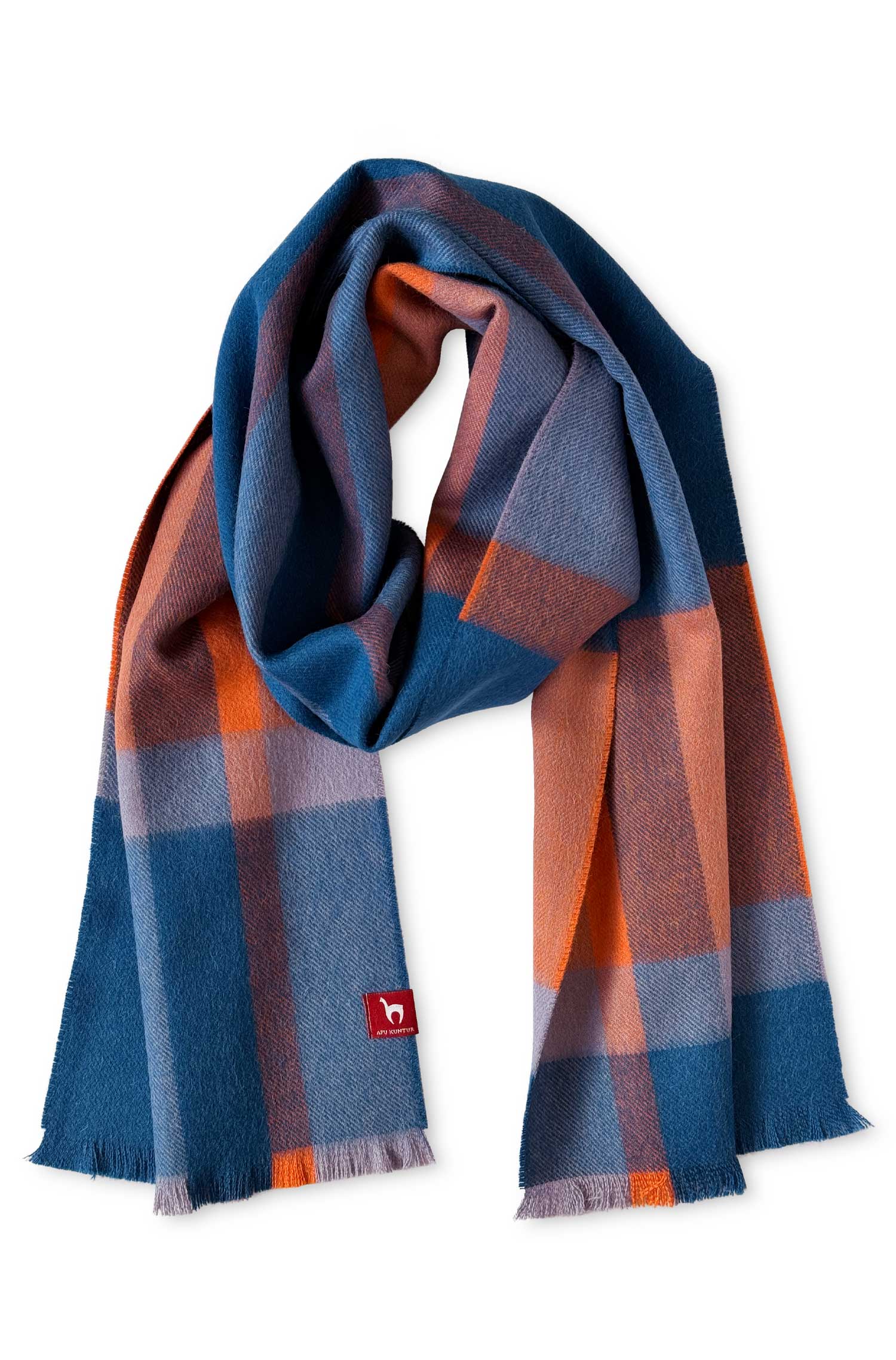 Alpaka Webschal BABY CUADRO DOS aus 100% Baby Alpaka