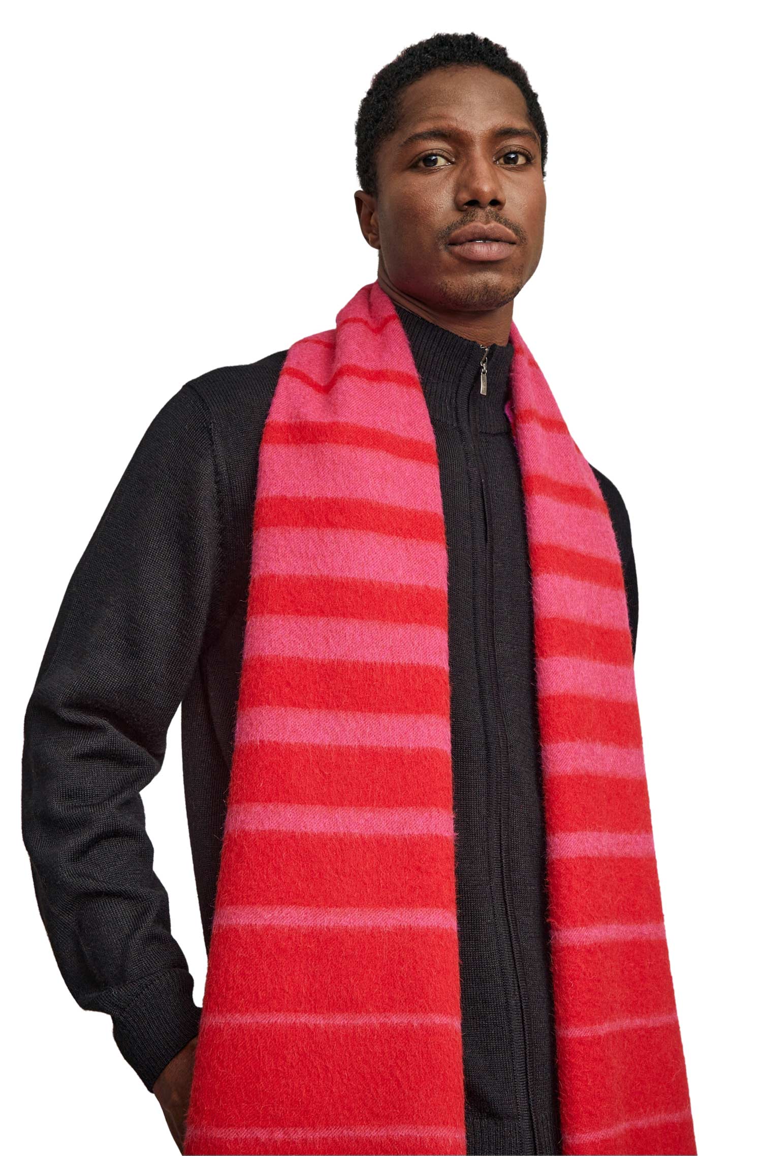 Alpaka Webschal TADEO aus 100% Baby Alpaka