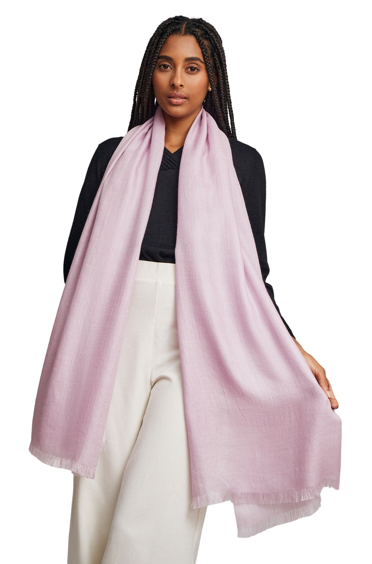 Alpaka Webschal TEABERRY aus Alpaka & Seide