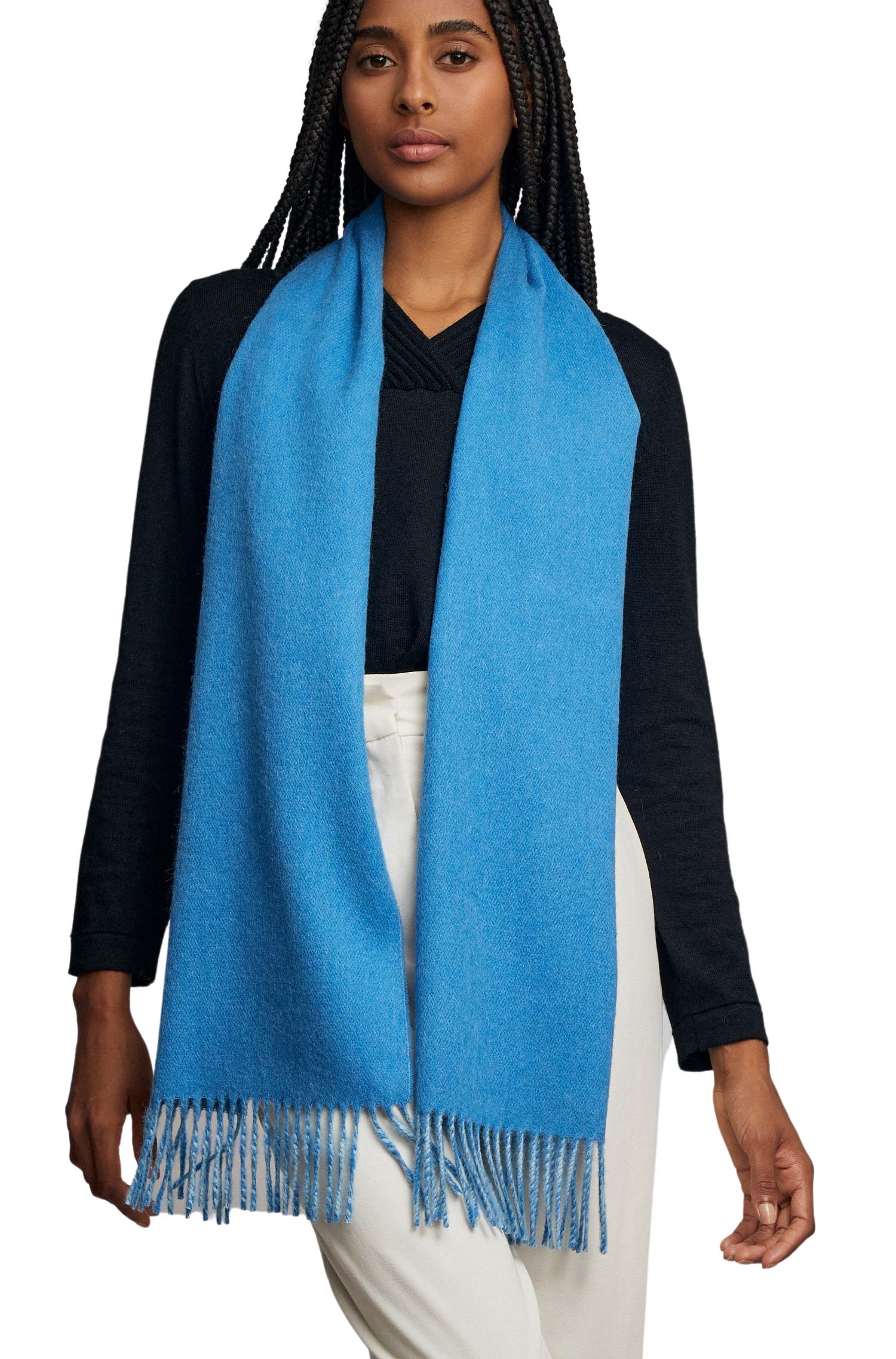 Alpaca woven scarf TUNDRA made from 100% baby alpaca