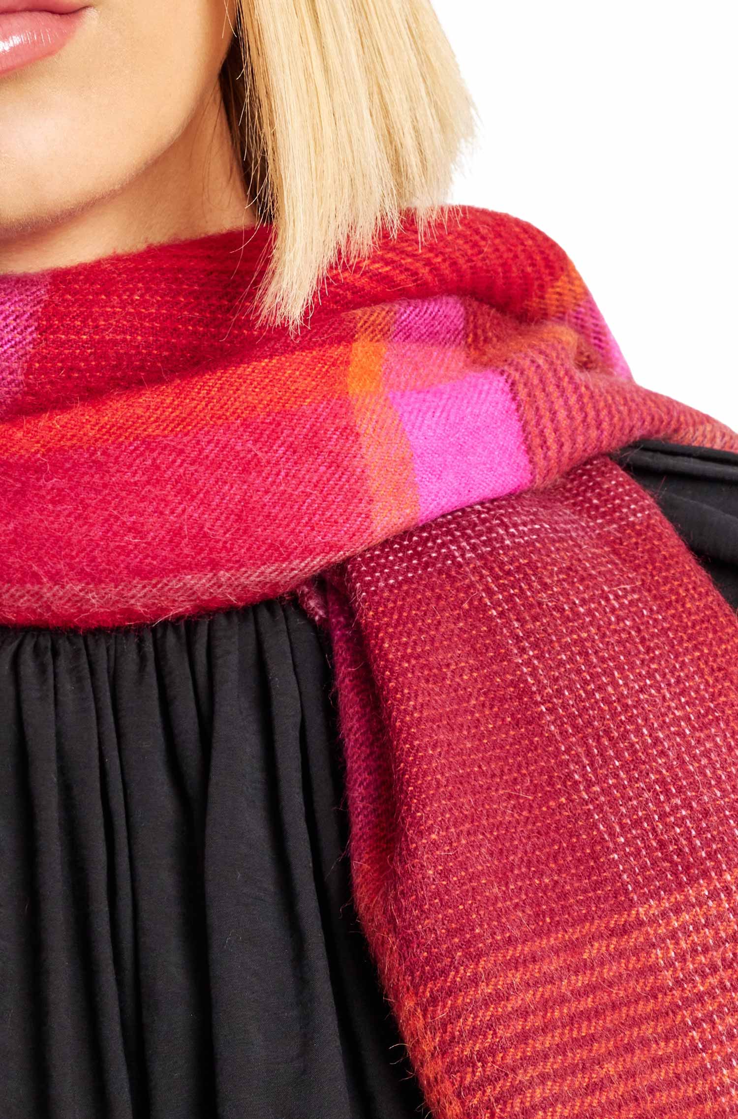 Alpaka Webschal WEIMAR aus 100% Baby Alpaka