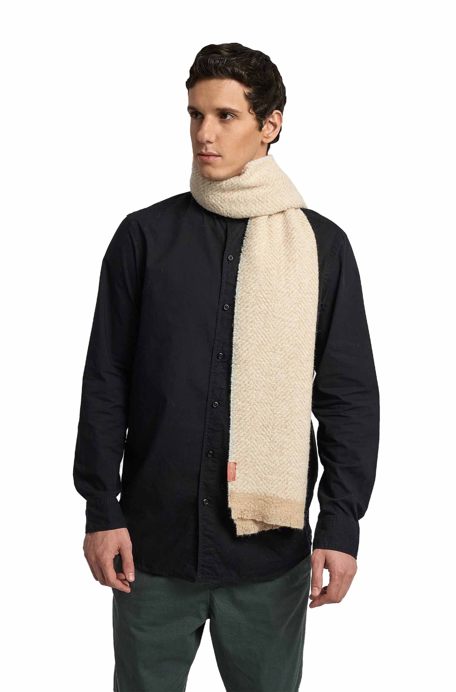 Alpaca woven scarf WENN made from baby alpaca & wool