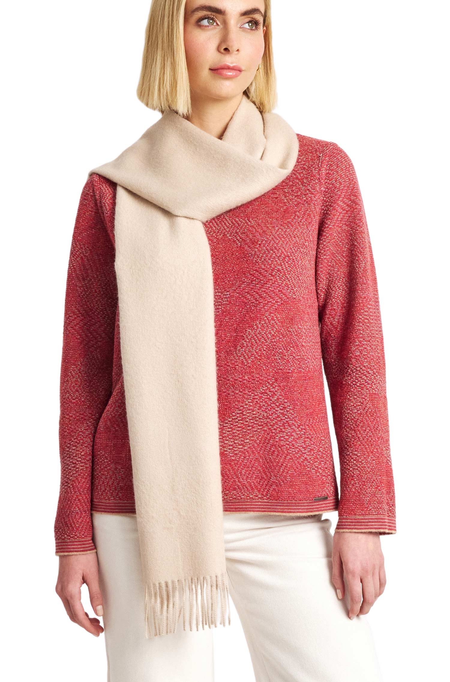 Alpaka Webschal WENZELL aus 100% Baby Alpaka