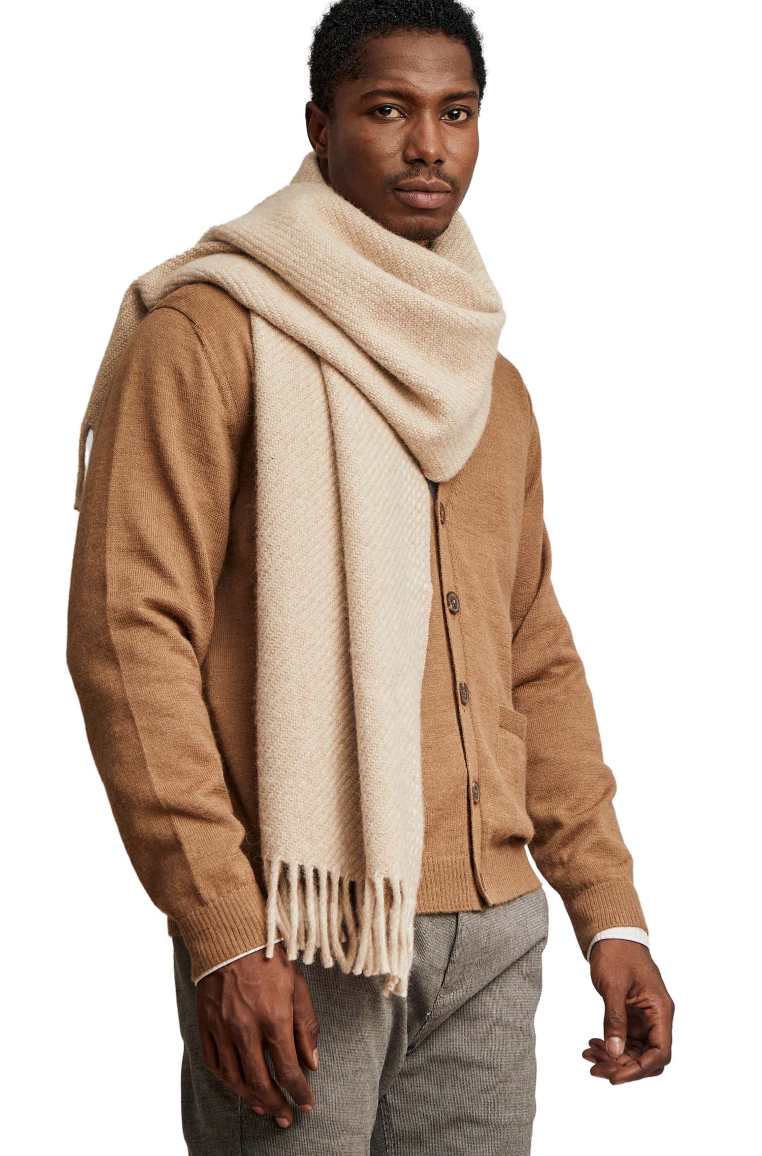 Alpaka Webschal WESSEL aus Baby Alpaka & Wolle (Eco)