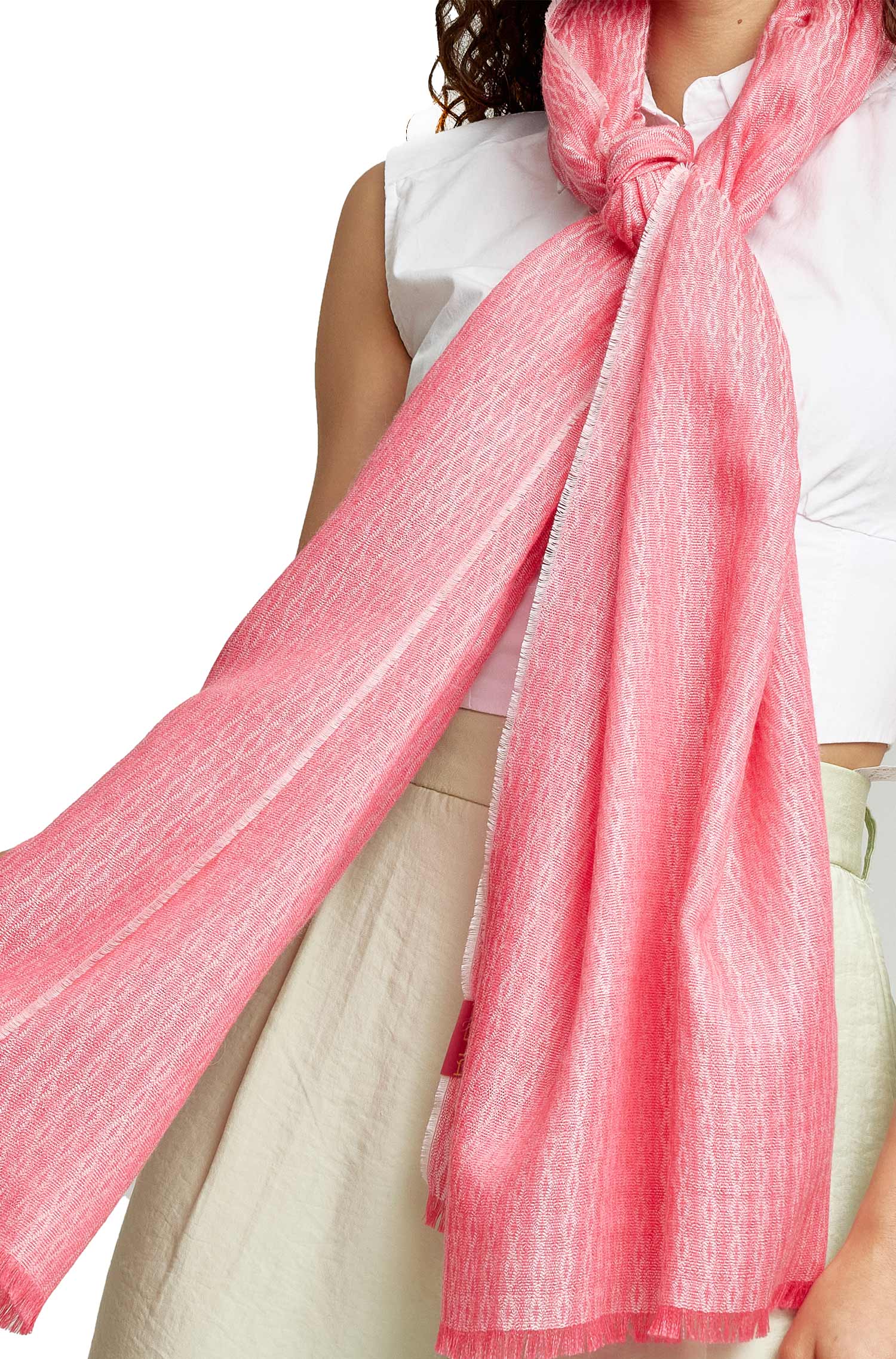 Alpaka Webschal WESTFIELD aus Baby Alpaka & Seide