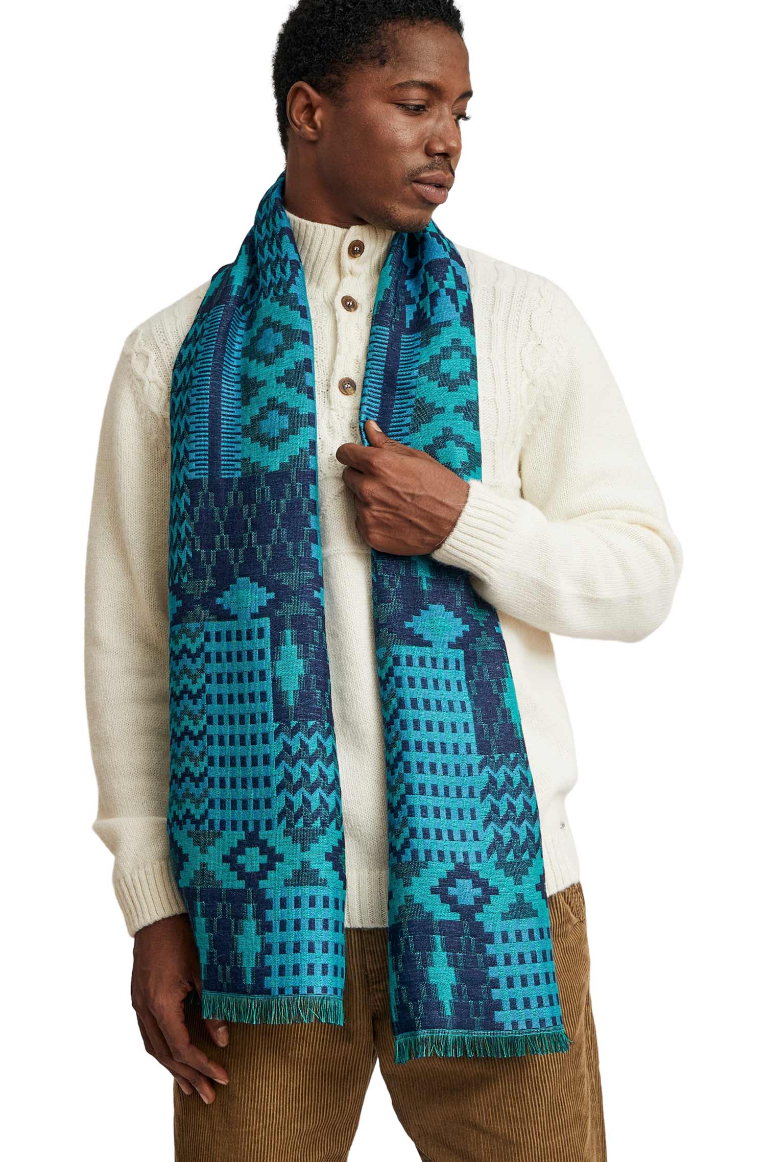 Alpaka Webschal WIG aus Baby Alpaka & Seide