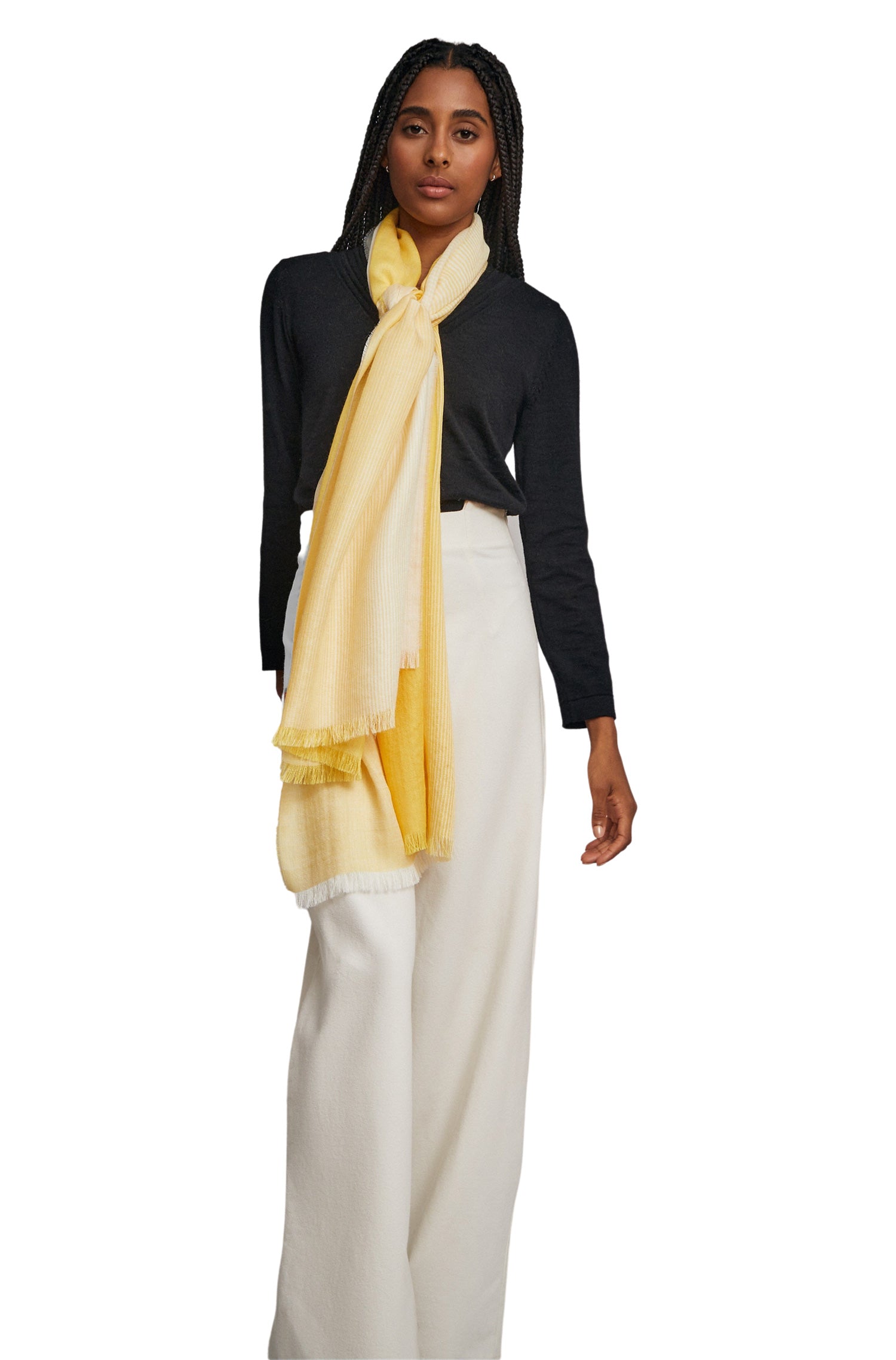 Alpaka Webschal WILCO aus Alpaka & Seide