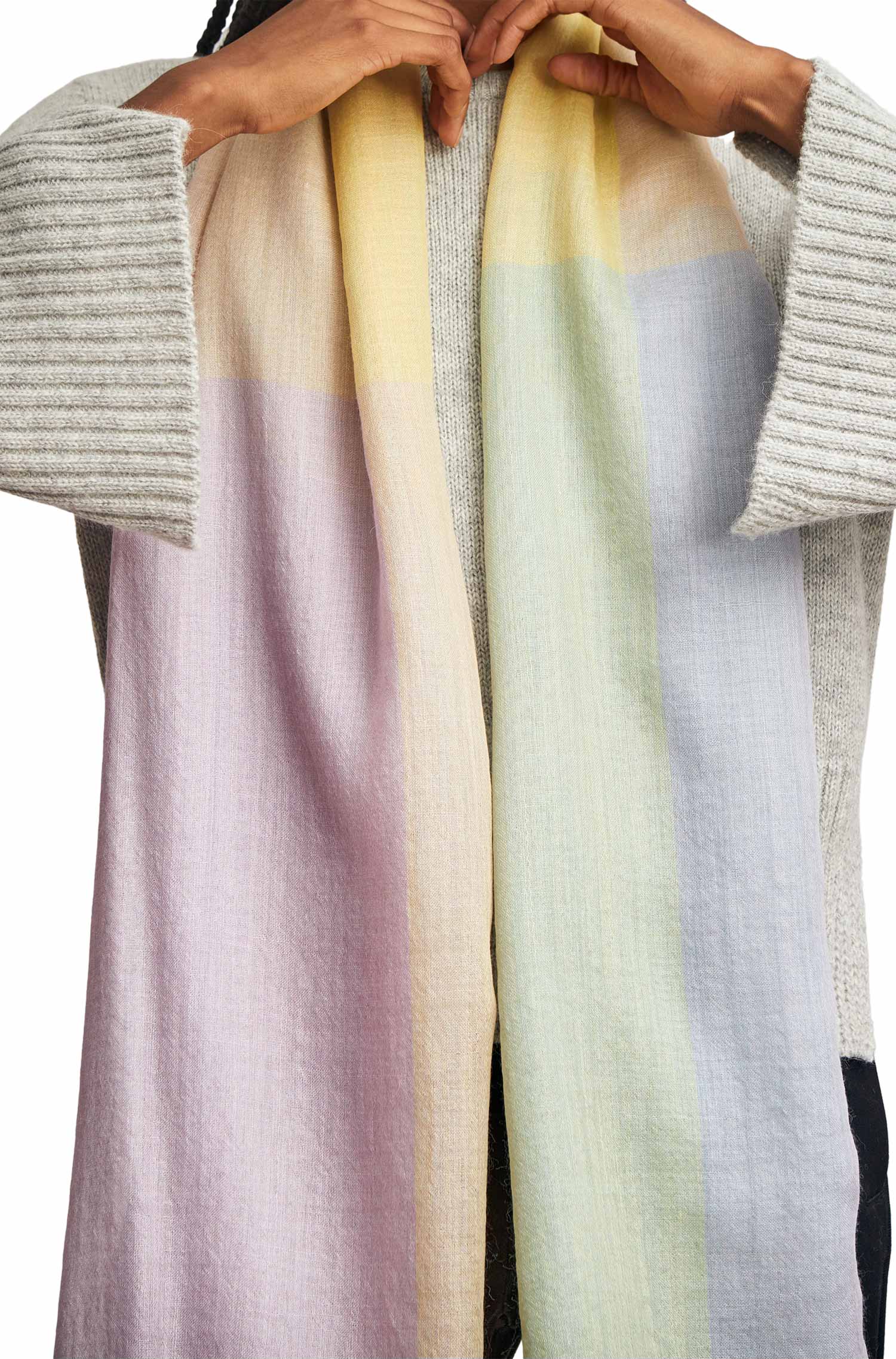 Alpaka Webschal WUATIA aus Alpaka & Seide