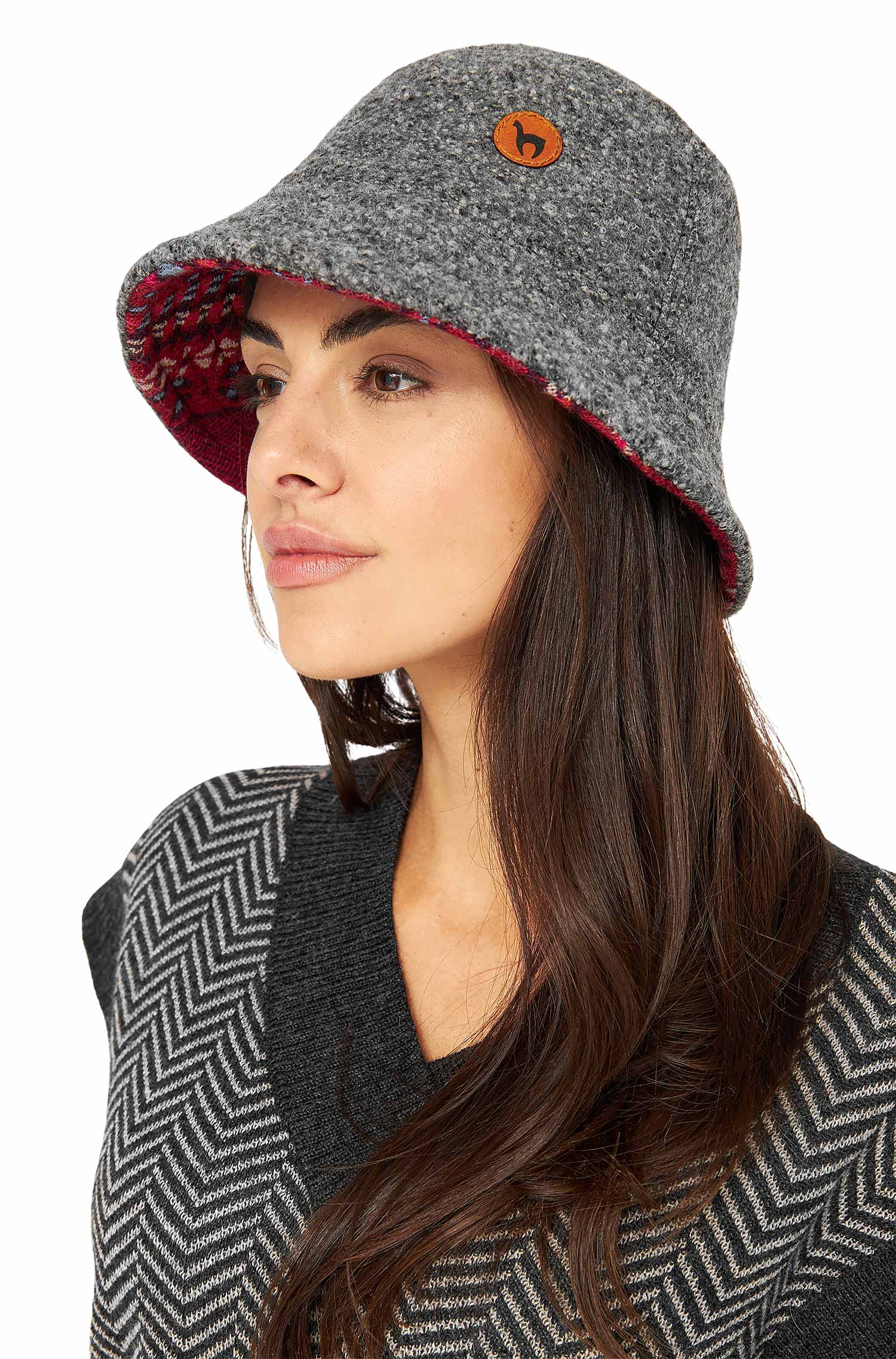Alpaka Bucket Hat PUKA wendbar