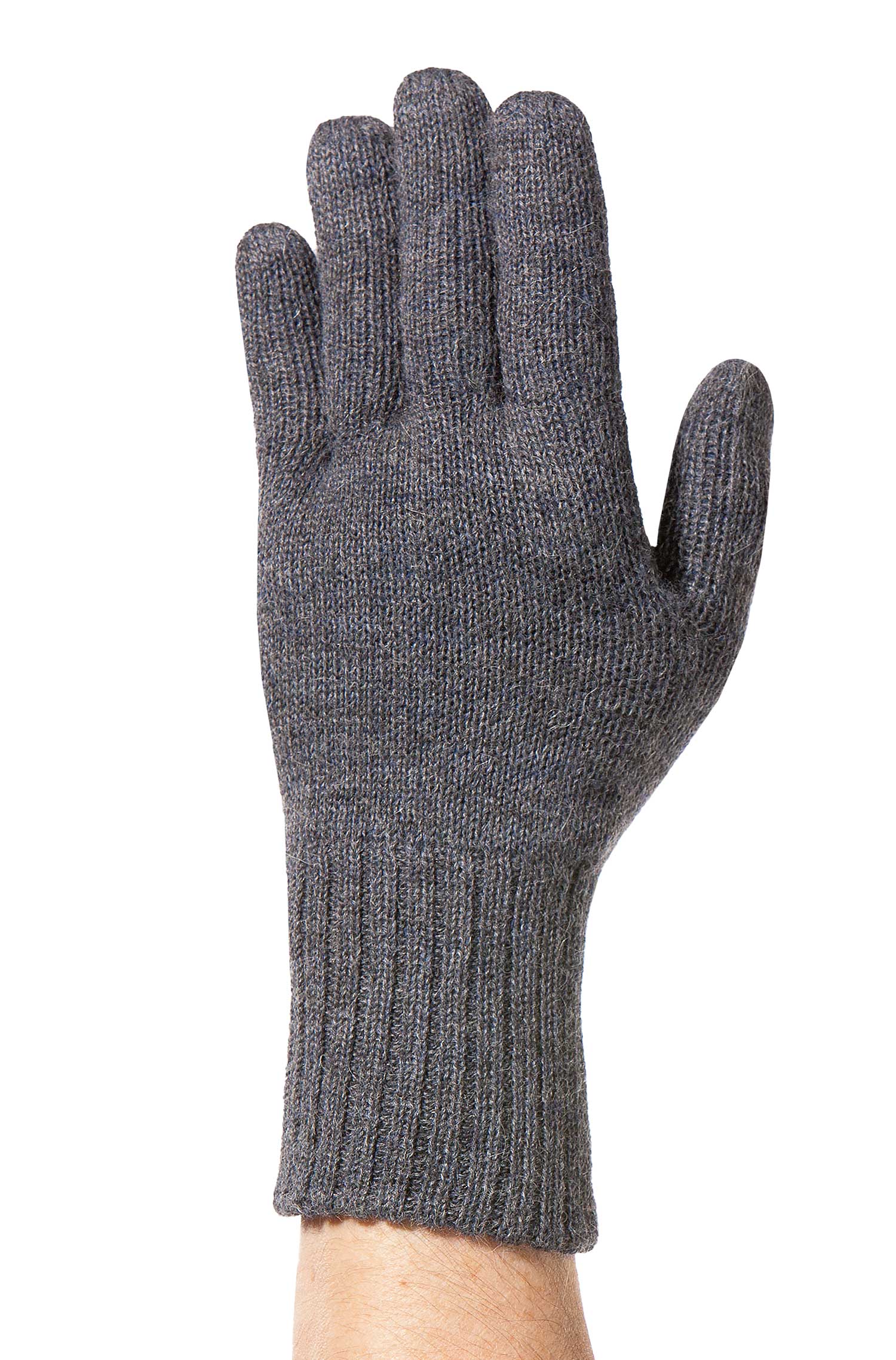 Alpaka Wende-Fingerhandschuhe UNI aus 100% Baby Alpaka