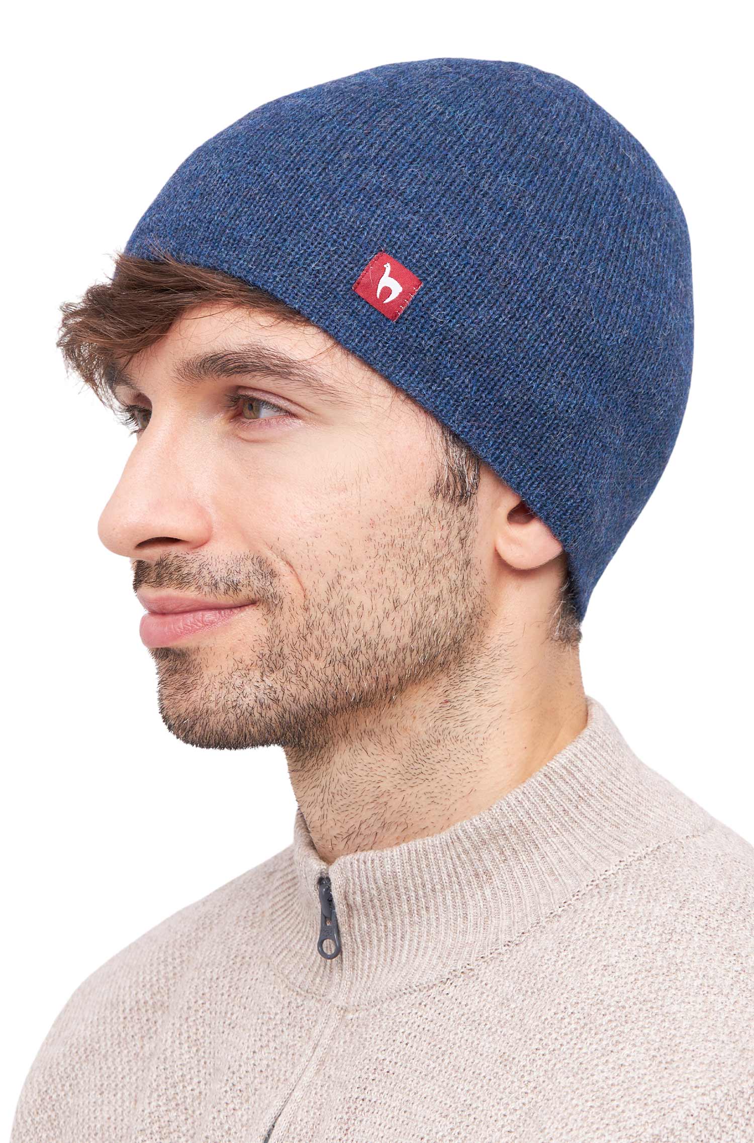 Alpaca REVERSIBLE HAT made from 100% baby alpaca