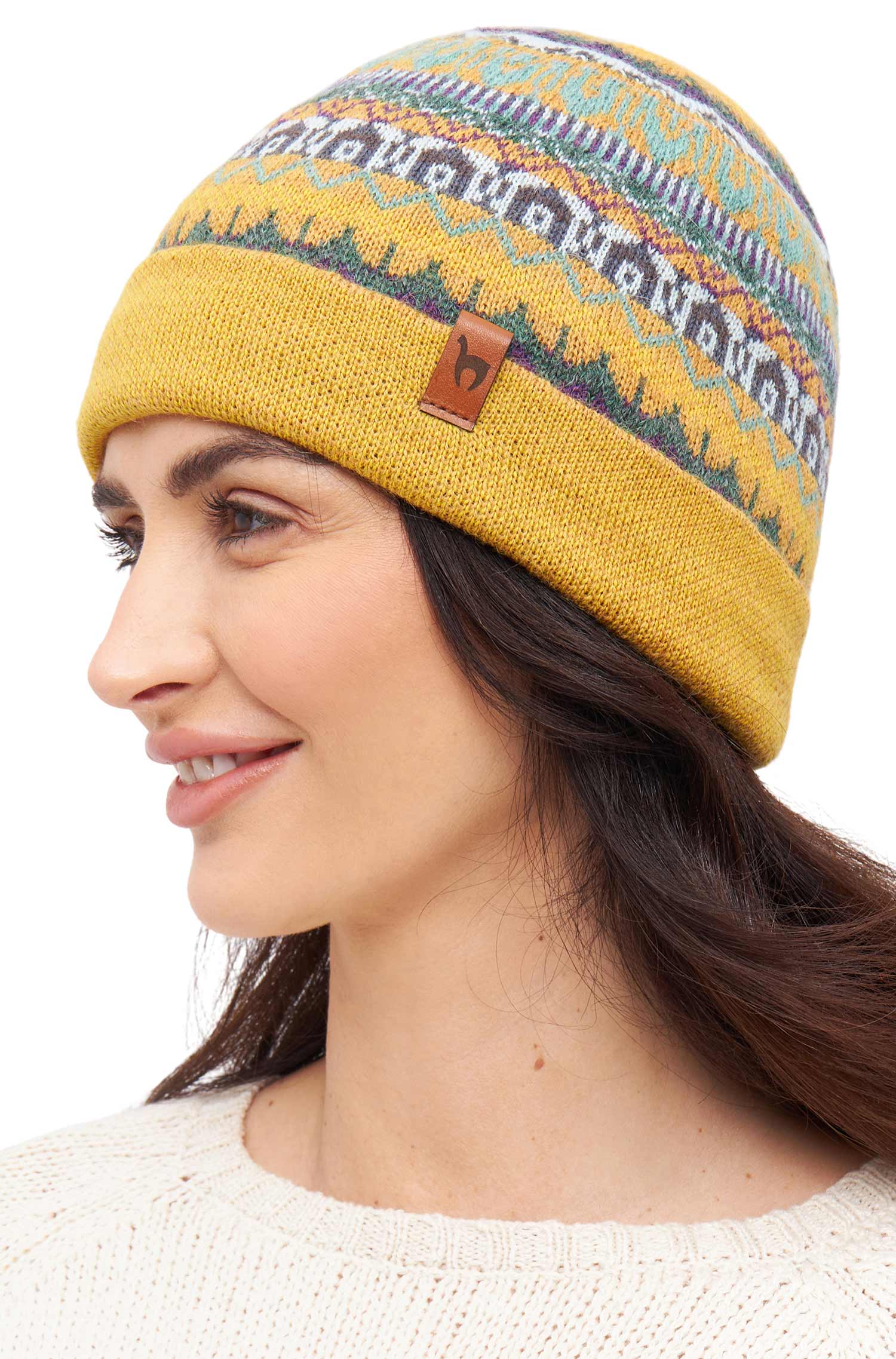 Alpaka Wendemütze COLORES ANDEN