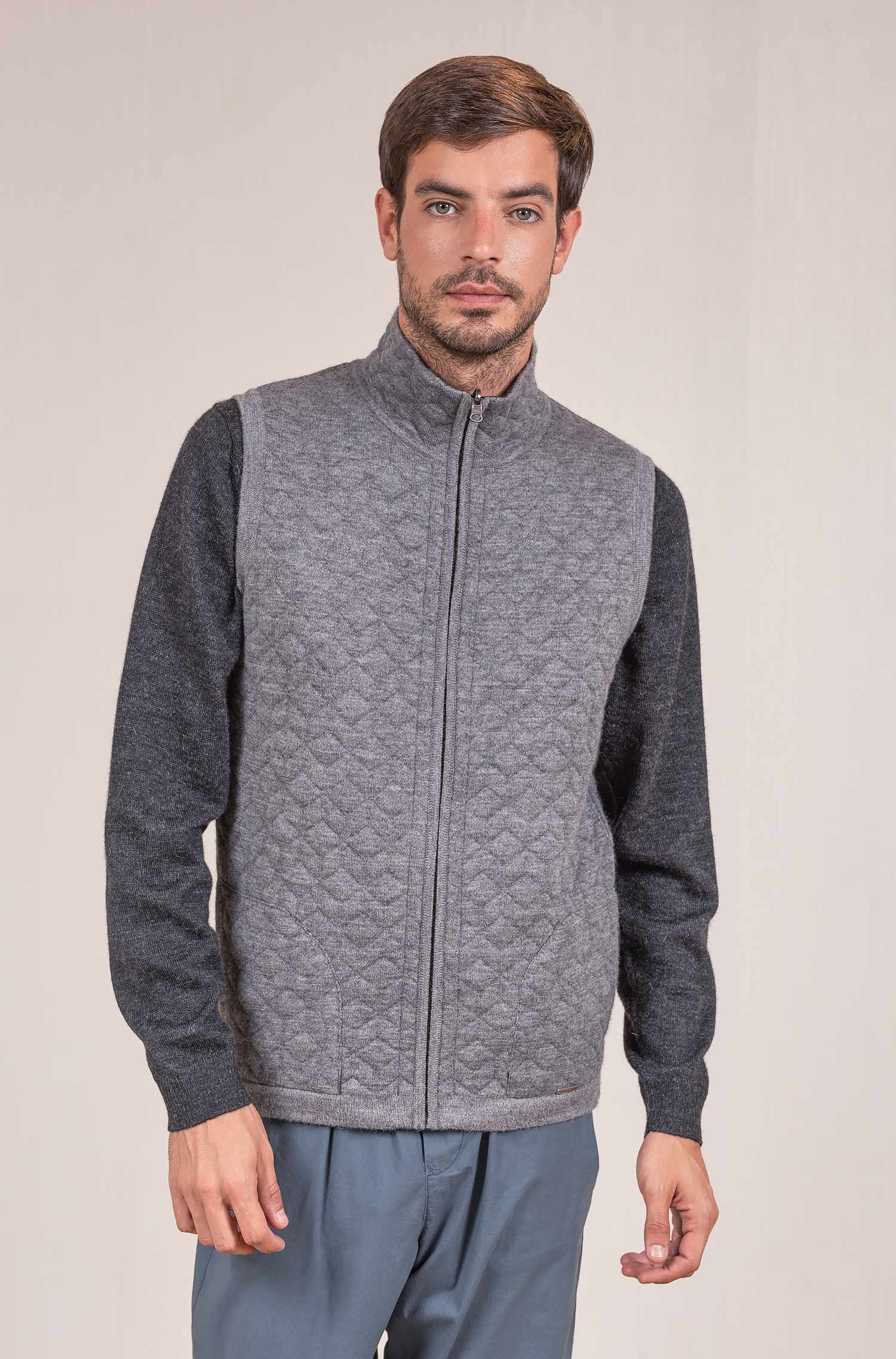 Alpaka Weste VIVANCO mit Baby Alpaka