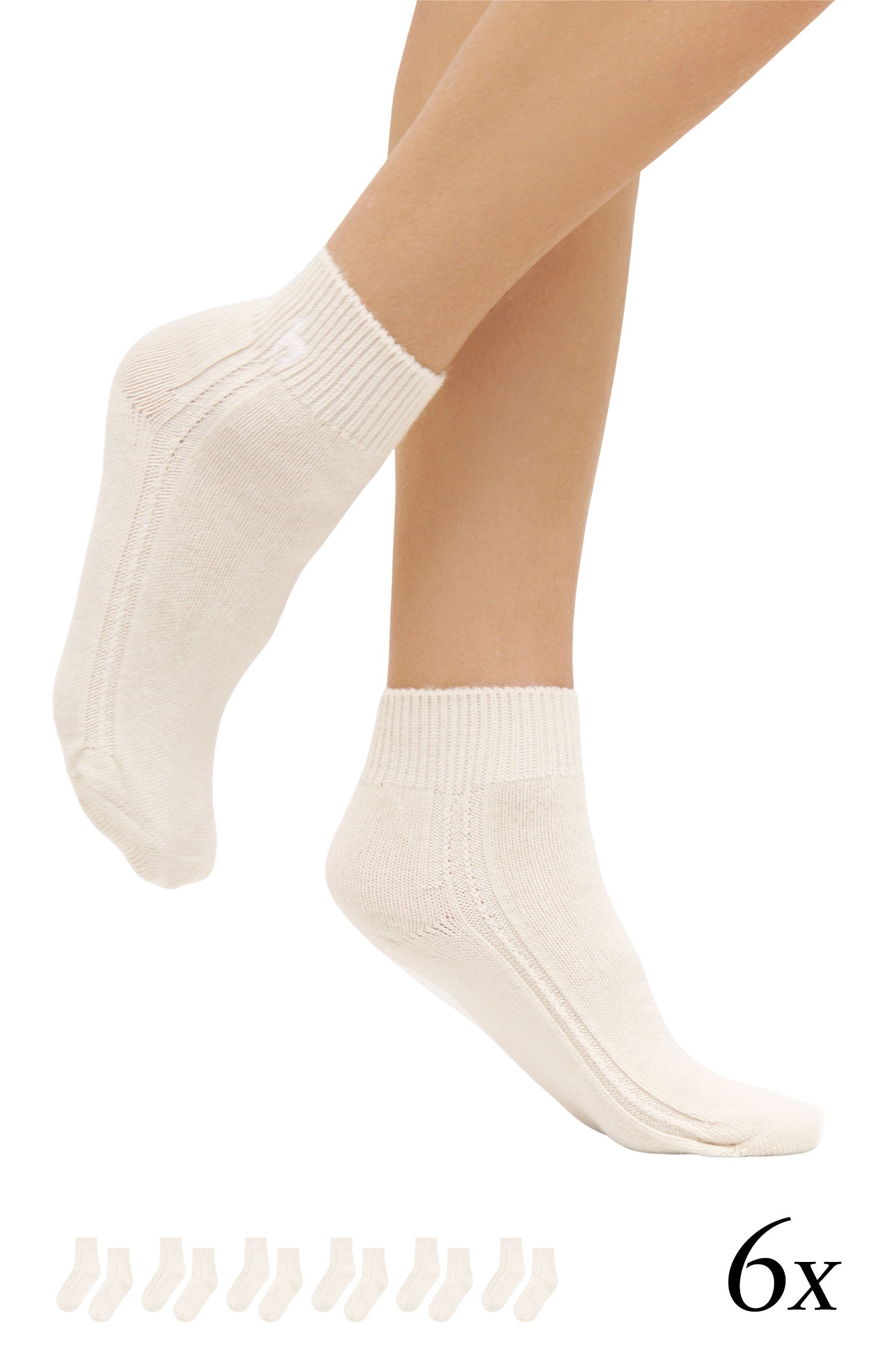 Alpaka WOHLFÜHL Socken 6er Pack aus Alpaka-Wolle-Mix