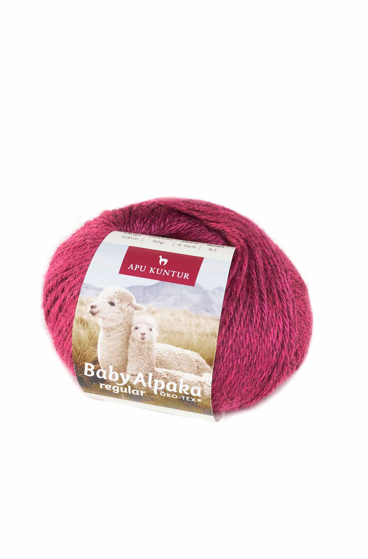Alpaka Wolle REGULAR | 50g | 100% Baby Alpaka | 36 Farben