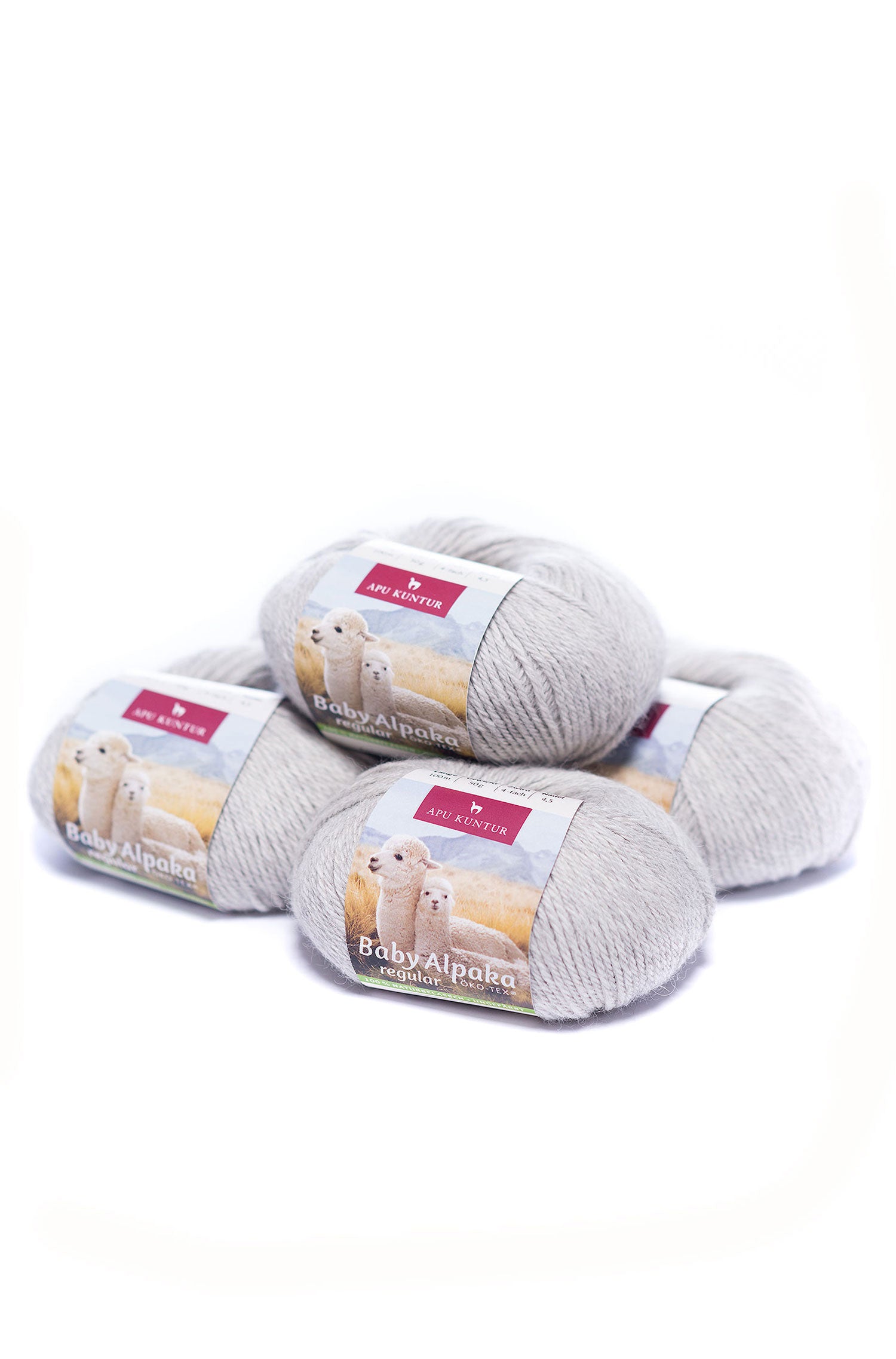 Alpaka Wolle REGULAR | 50g | 5er Pack | 100% Baby Alpaka | 36 Farben