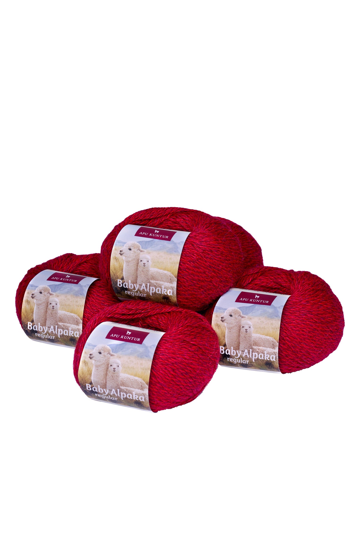 Alpaka Wolle REGULAR | 50g | 5er Pack | 100% Baby Alpaka | 36 Farben